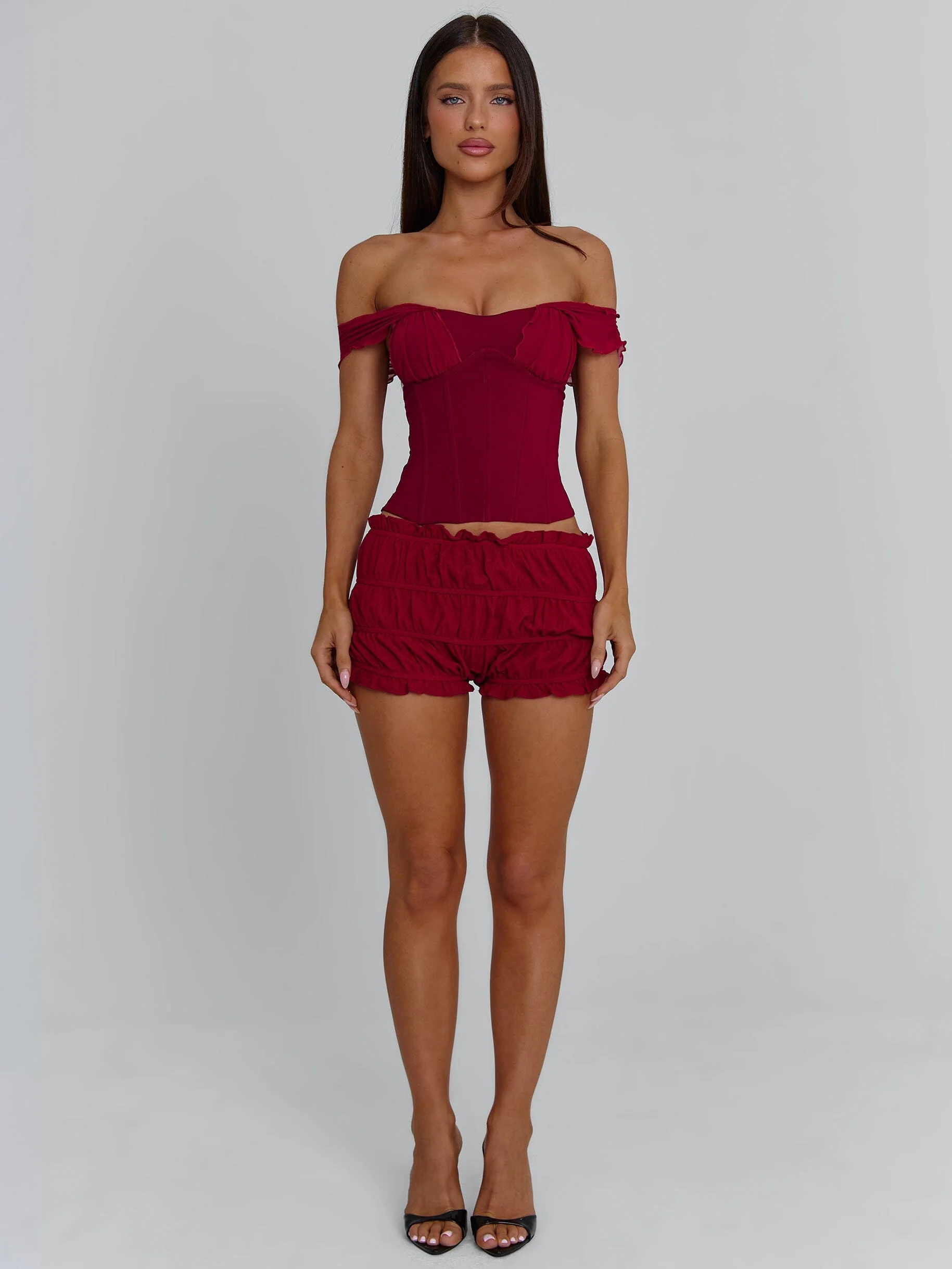 AMAYA TOP DEEP RED - Image 8