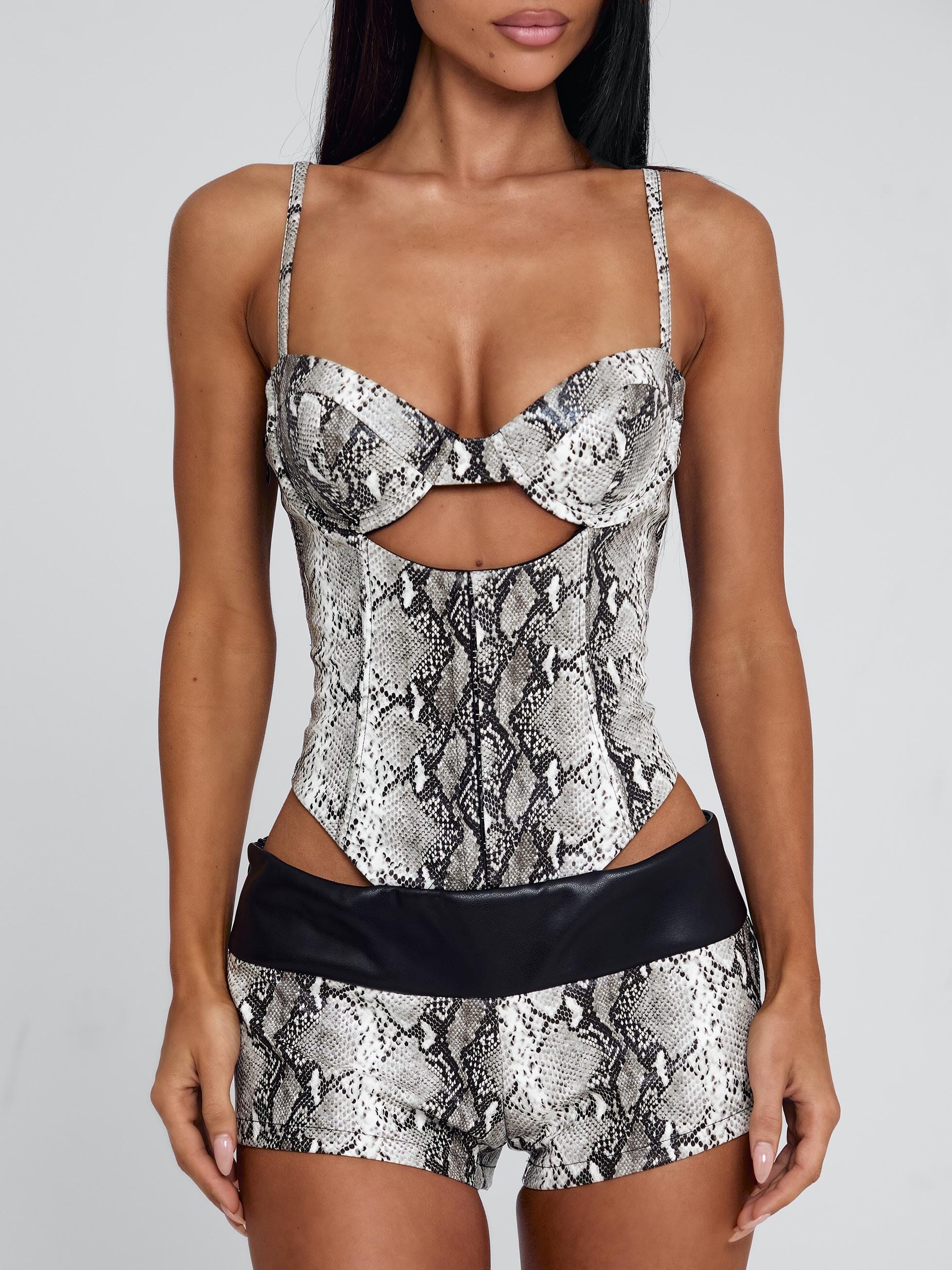 AUREZA PLAYSUIT SILVER SNAKE - Image 4