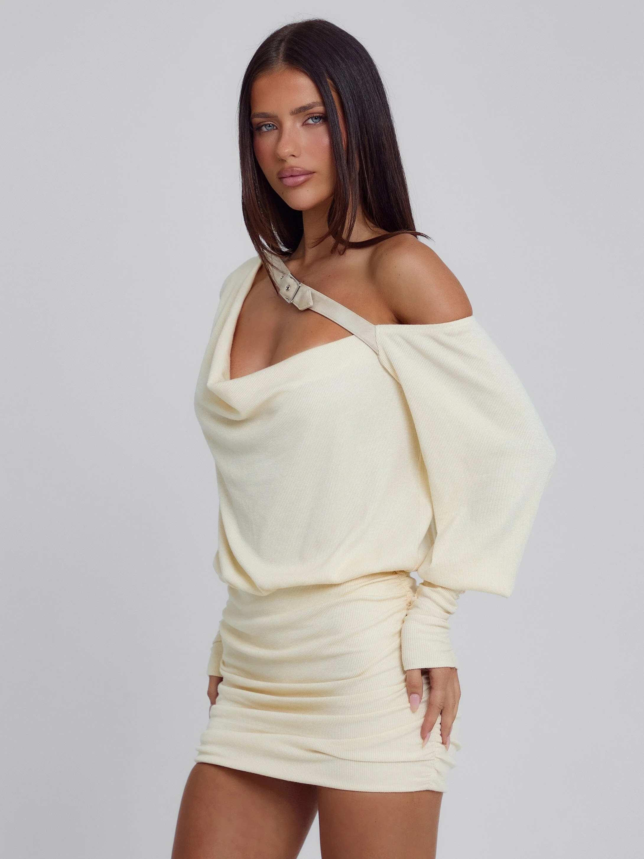 AZARI MINI DRESS CREAM - Image 4