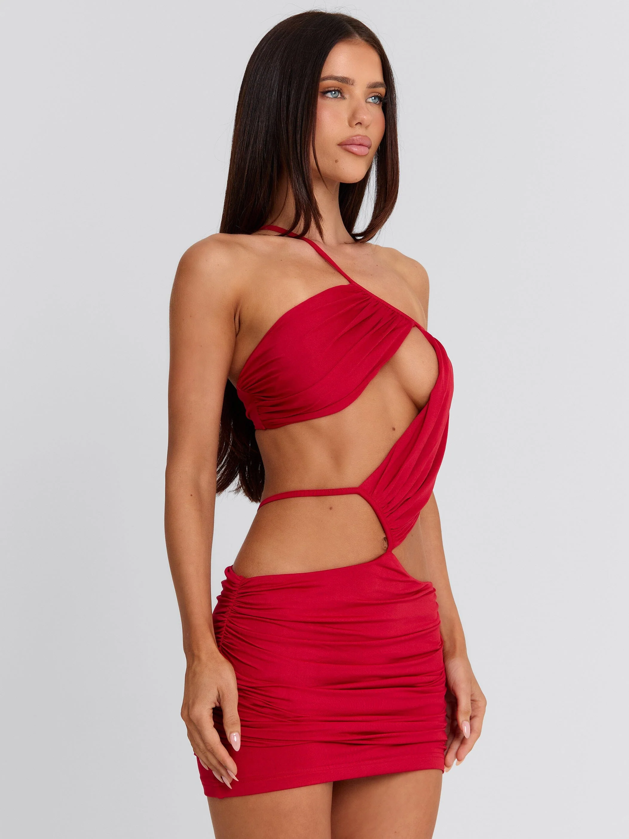 CELINE MINI DRESS RED - Image 4