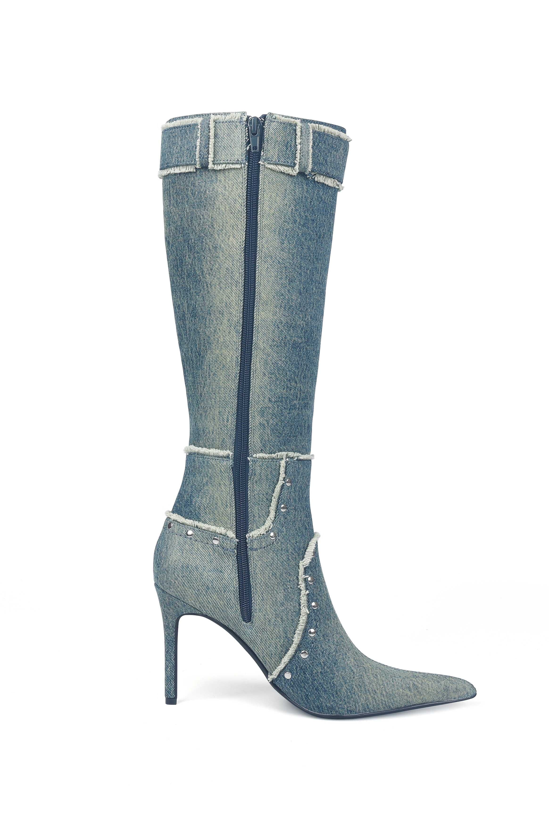 CINDY DENIM BOOTS - Image 12