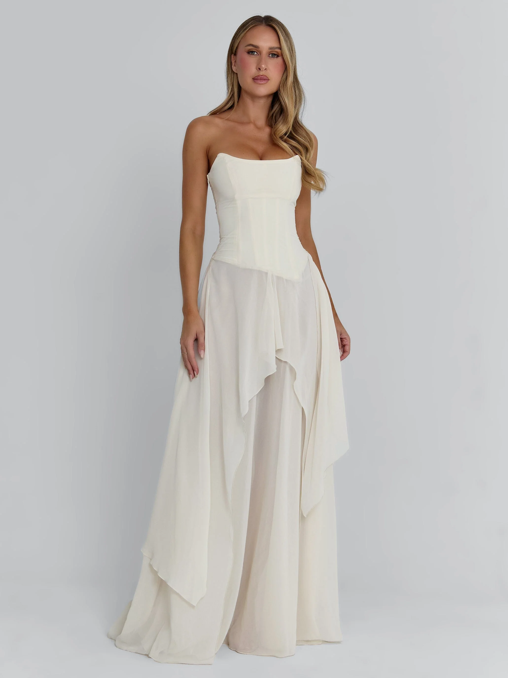 EISLEY MAXI DRESS IVORY - Image 2