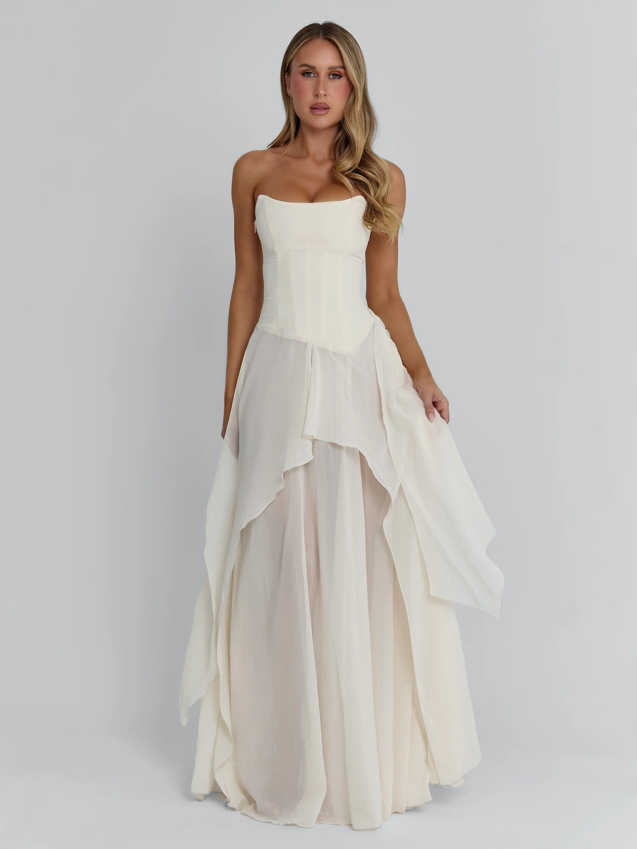 EISLEY MAXI DRESS IVORY - Image 5