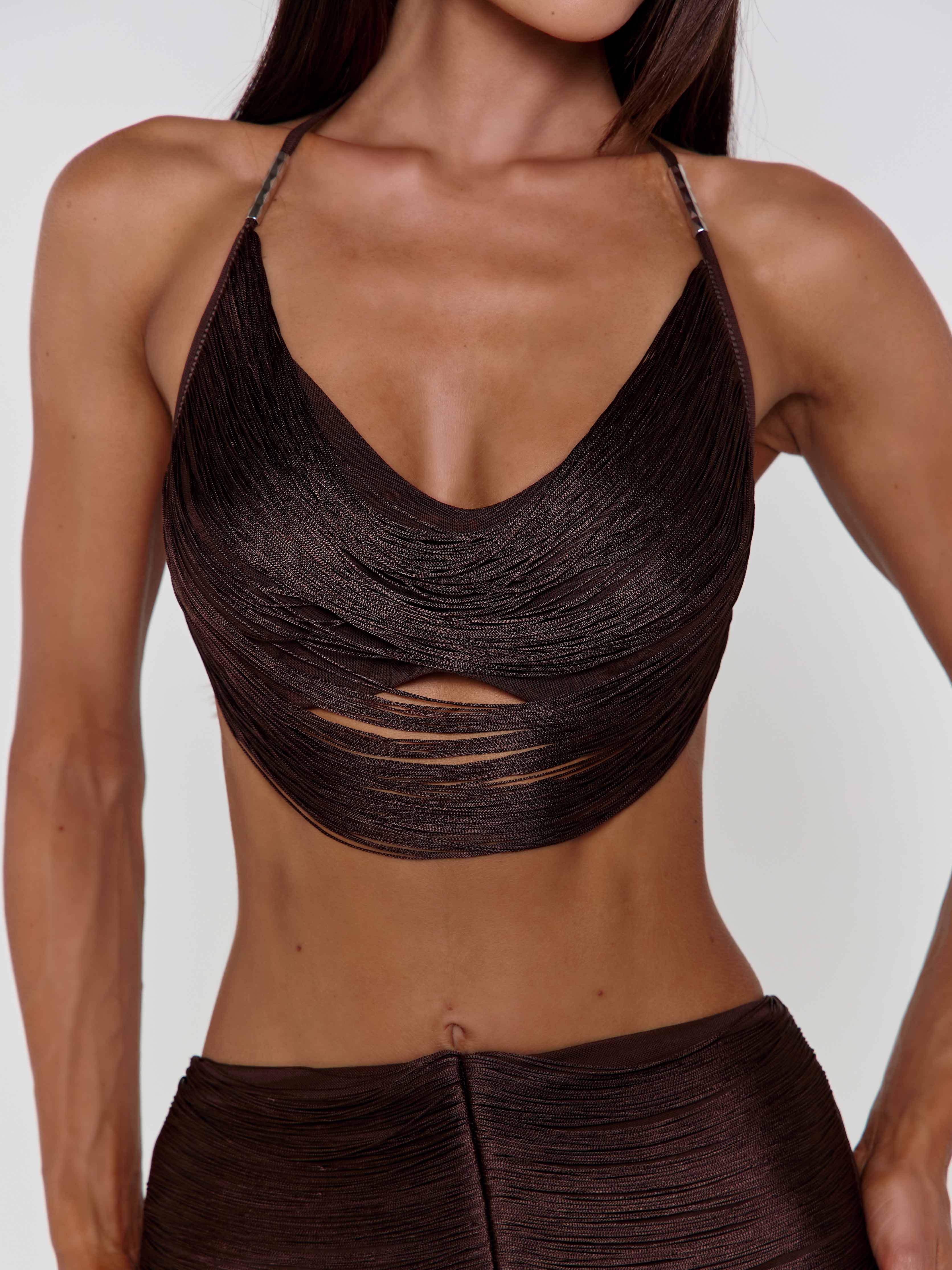 ELIANA TOP BROWN - Image 4