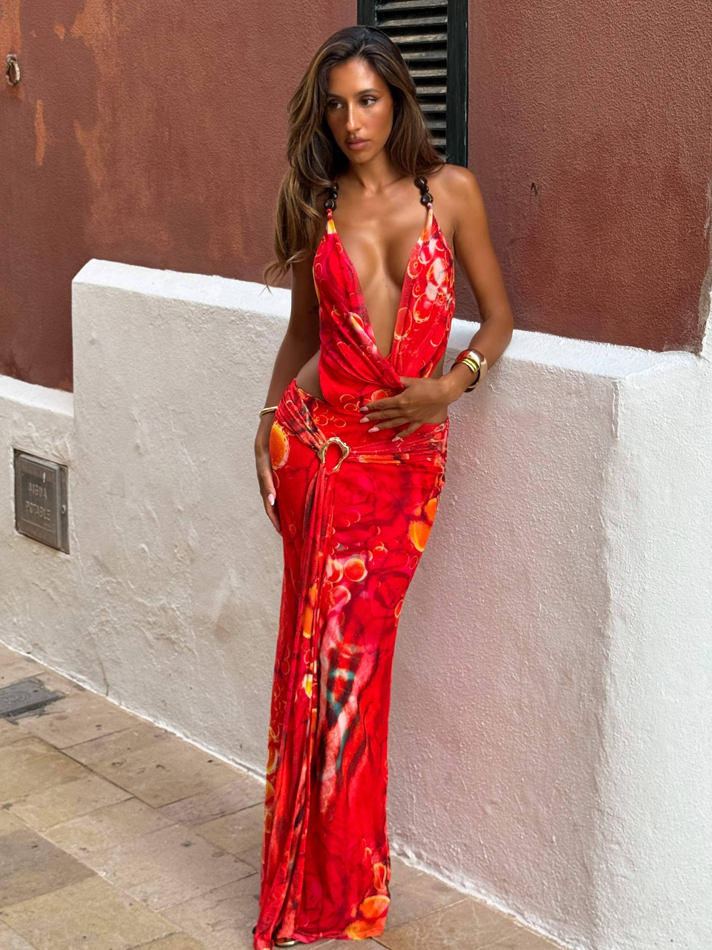 ETNA MAXI DRESS FUEGO - Image 4