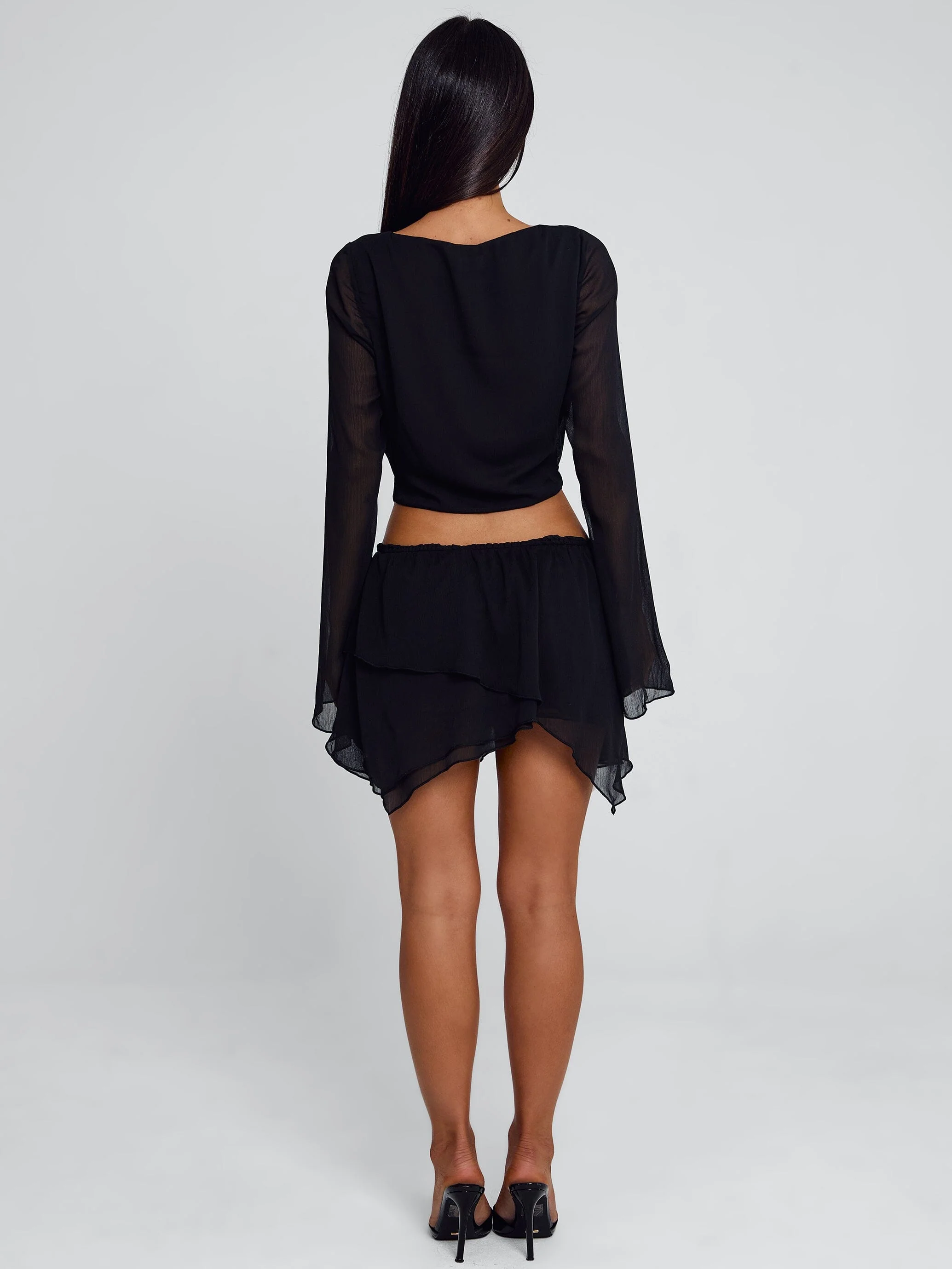 FEENA MINI DRESS BLACK - Image 5