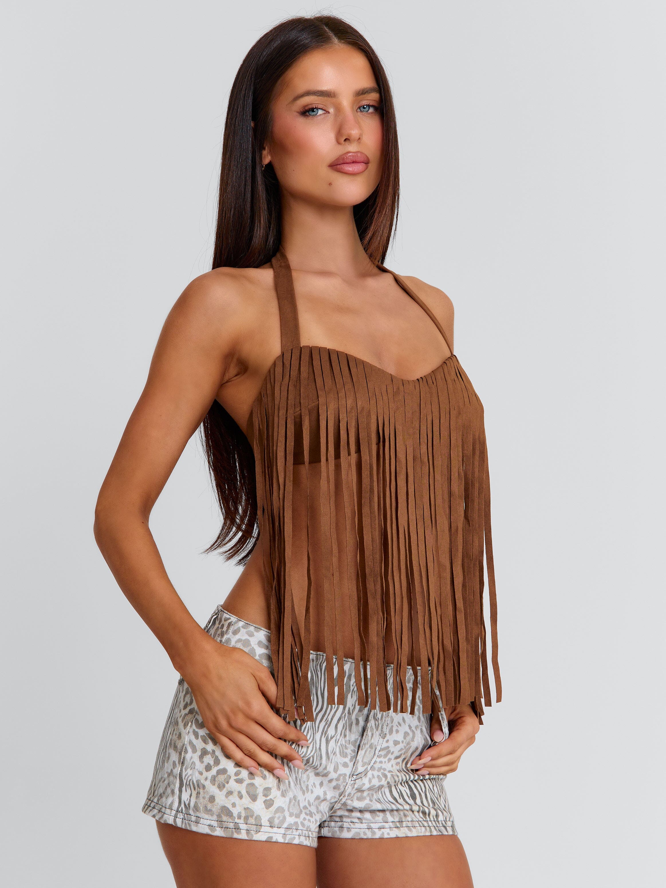 FRANCINE TOP BROWN - Image 2