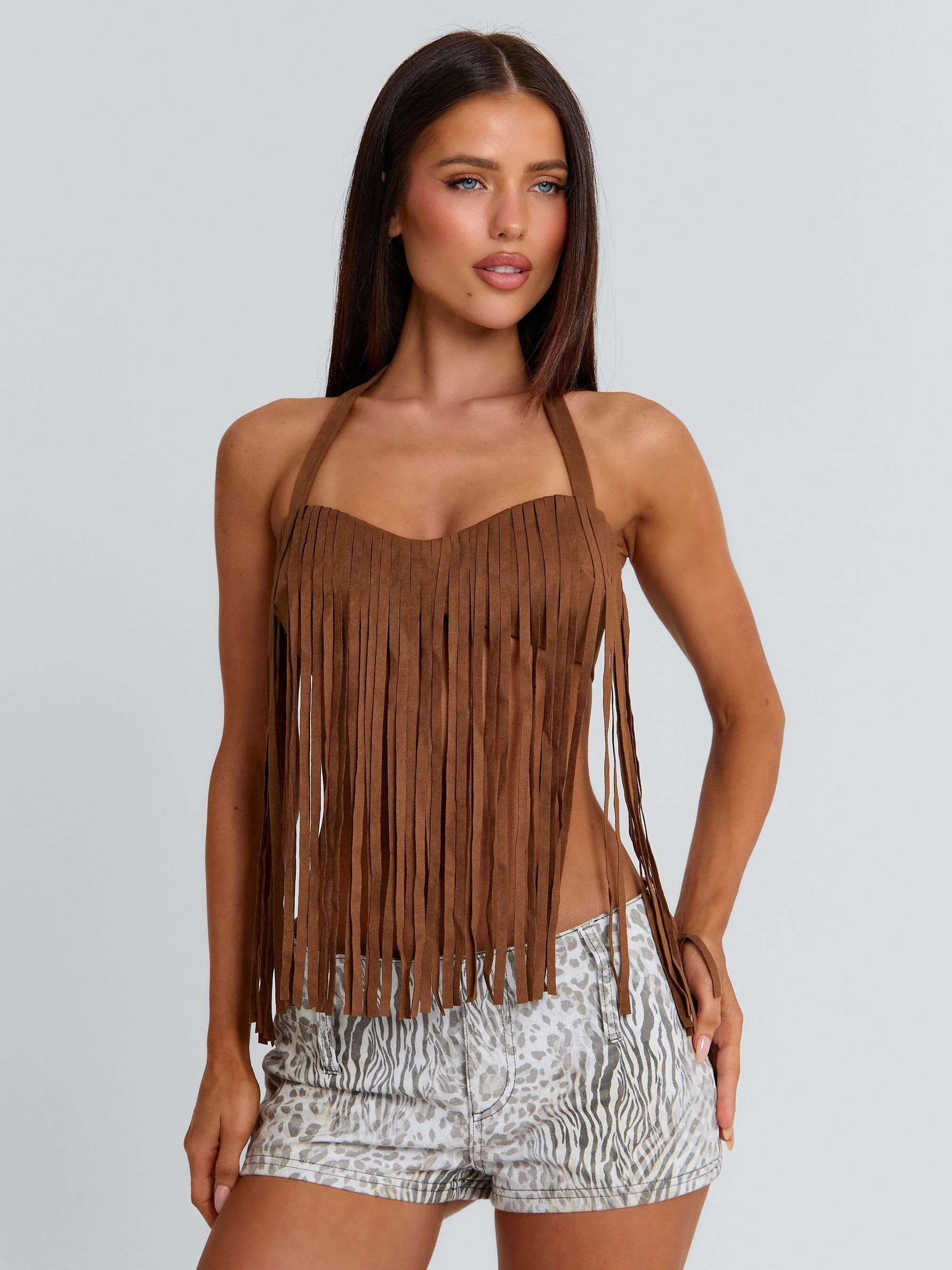 FRANCINE TOP BROWN - Image 6