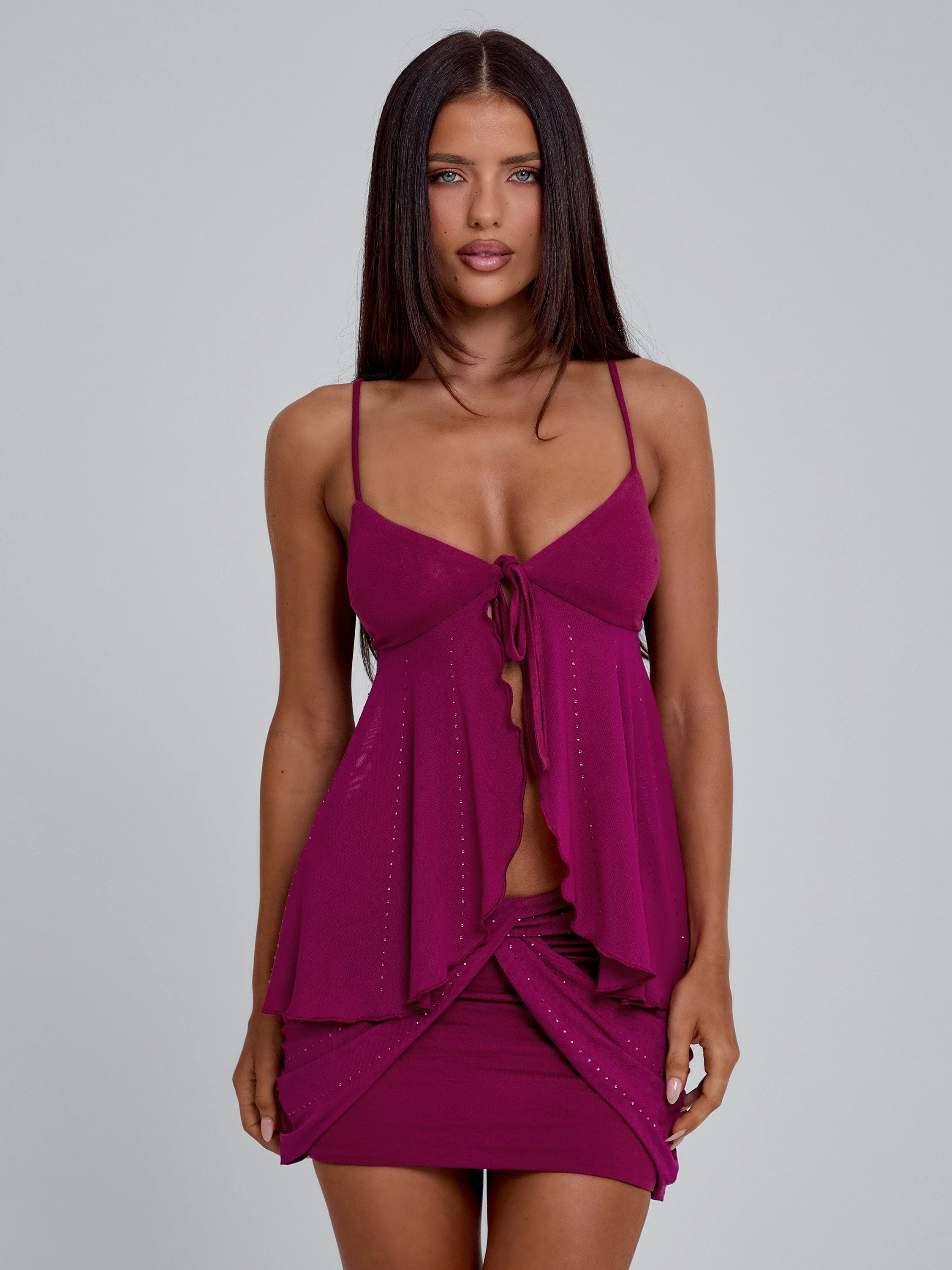 GEORGINA TOP PLUM - Image 5