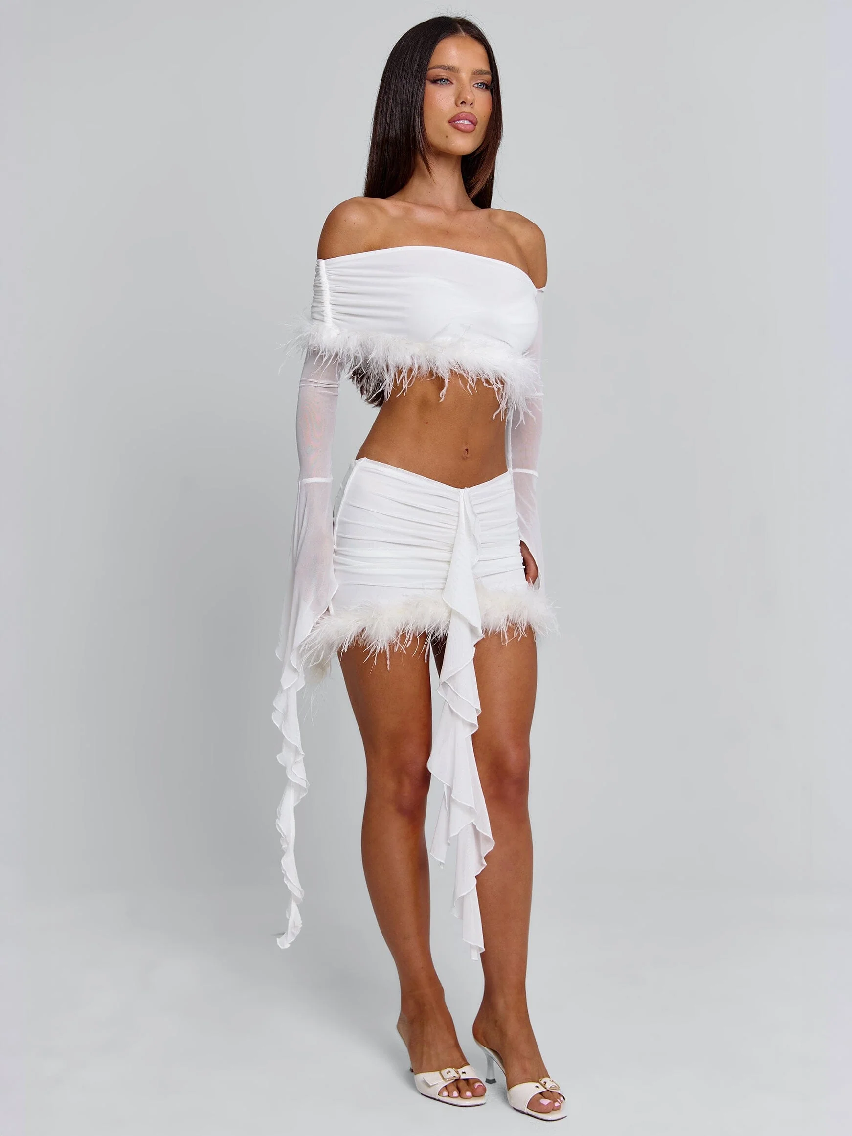 GILDA MINI SKIRT WHITE - Image 6