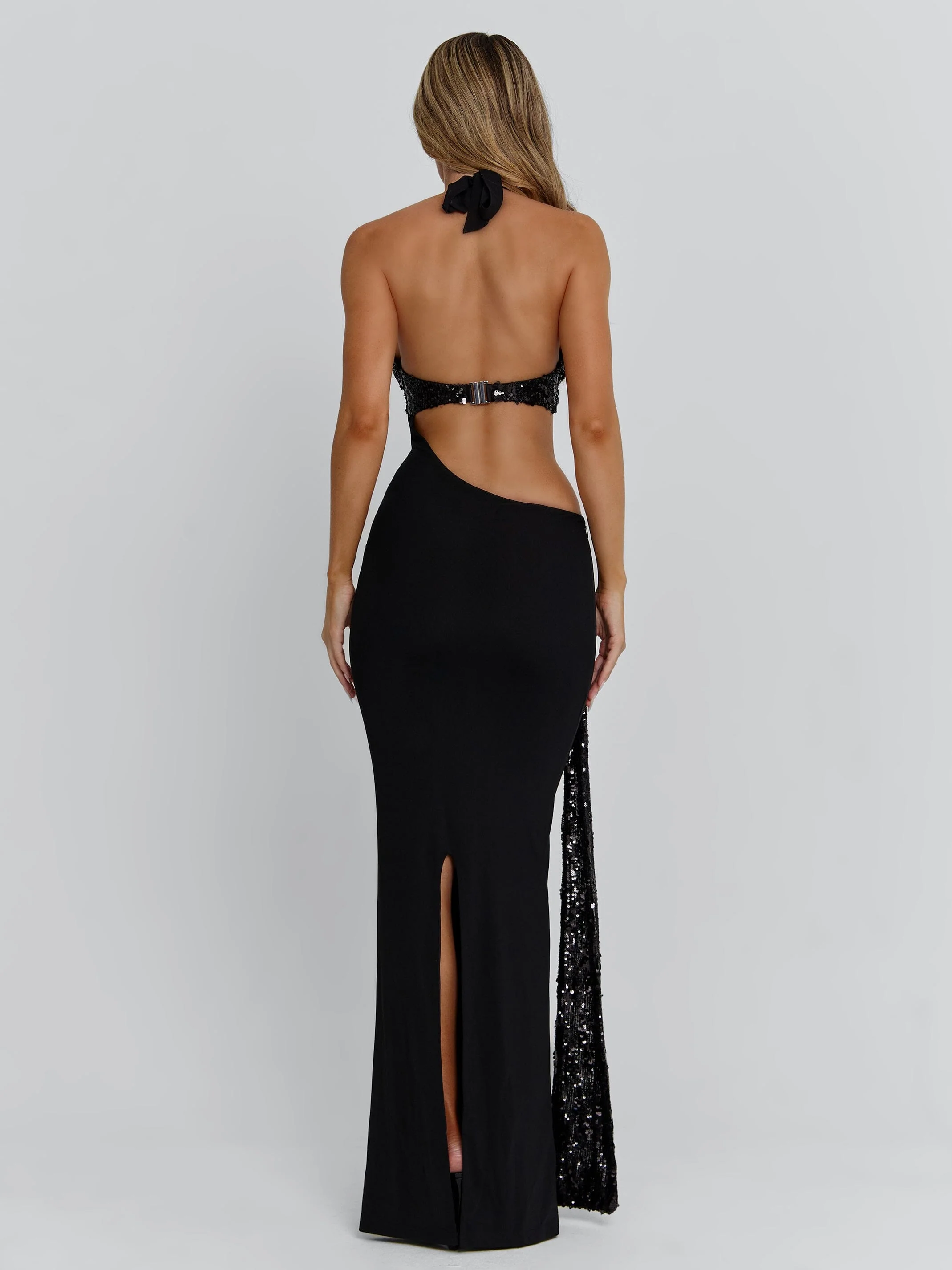 GIULSY MAXI DRESS BLACK - Image 5