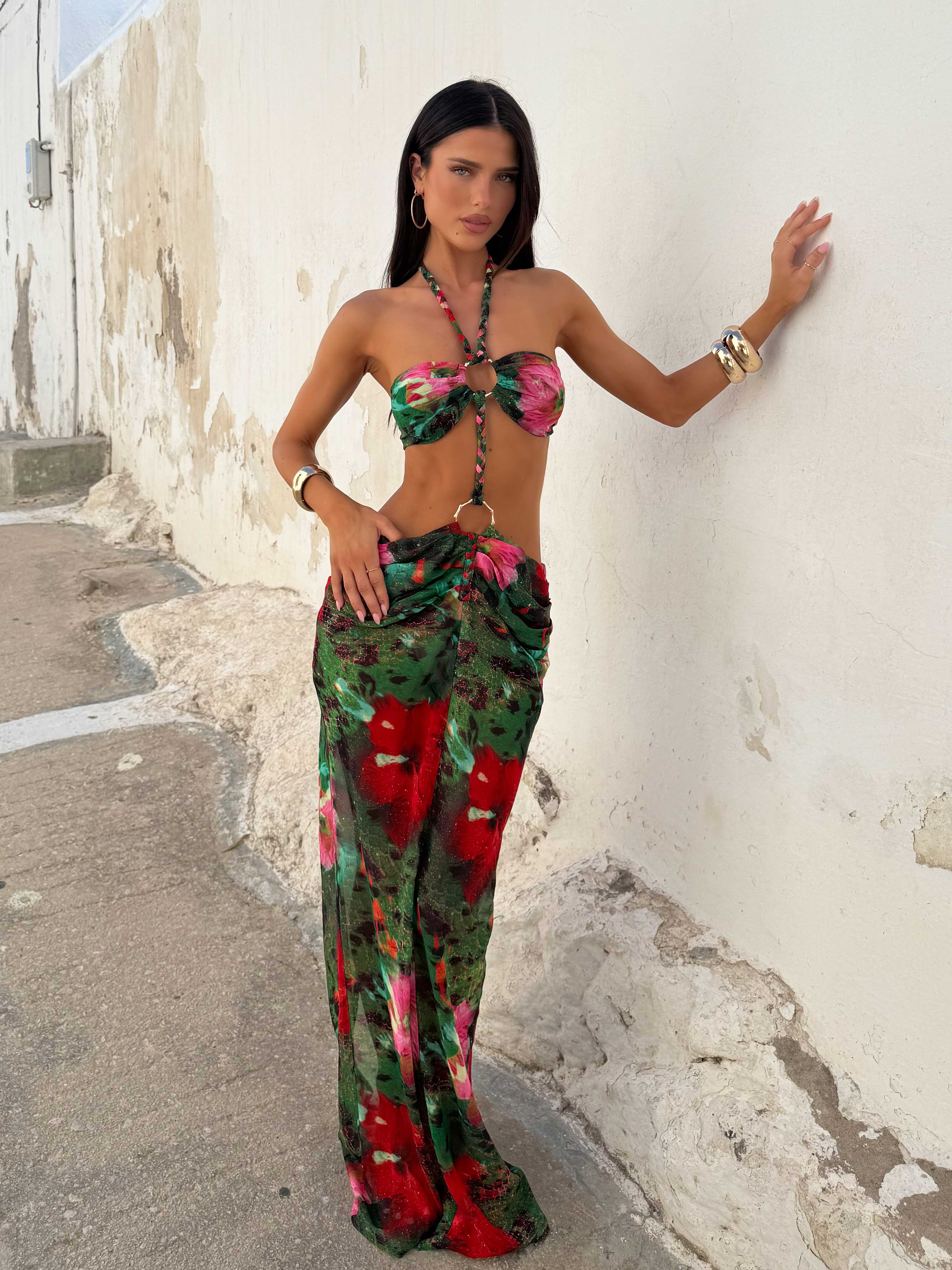HAYAMI MAXI DRESS RUBY HIBISCUS - Image 4