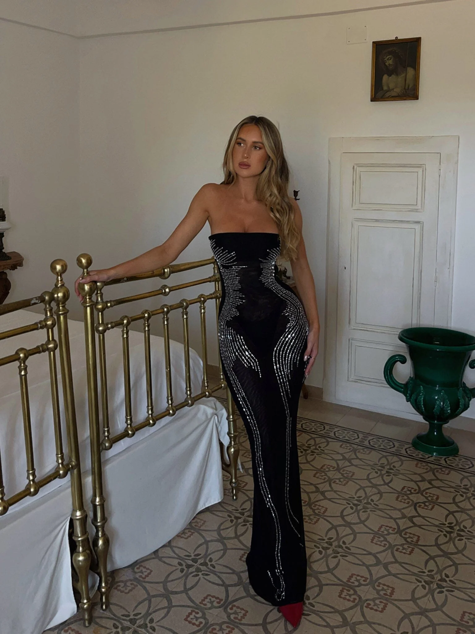 KATHIE MAXI DRESS BLACK - Image 10