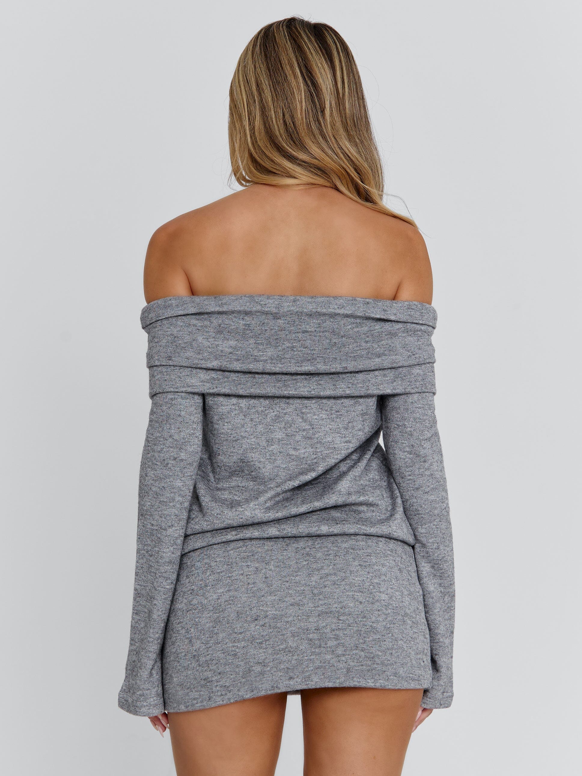 KYOLA MINI DRESS GREY - Image 6
