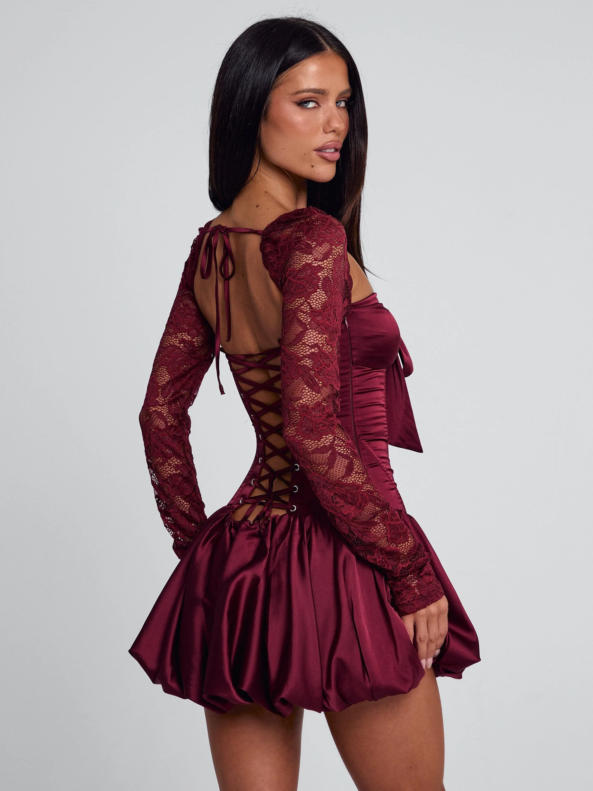 LEVIANA MINI DRESS RED - Image 3