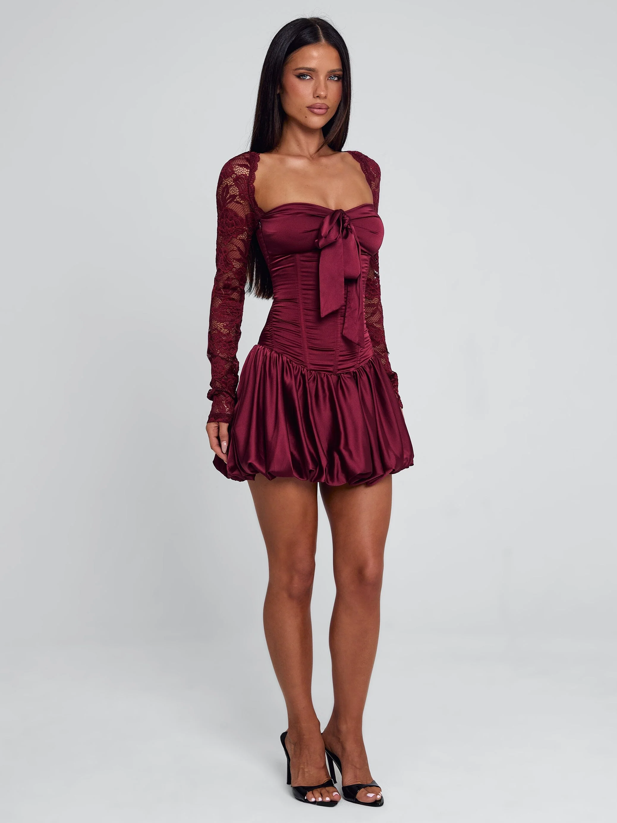 LEVIANA MINI DRESS RED - Image 4