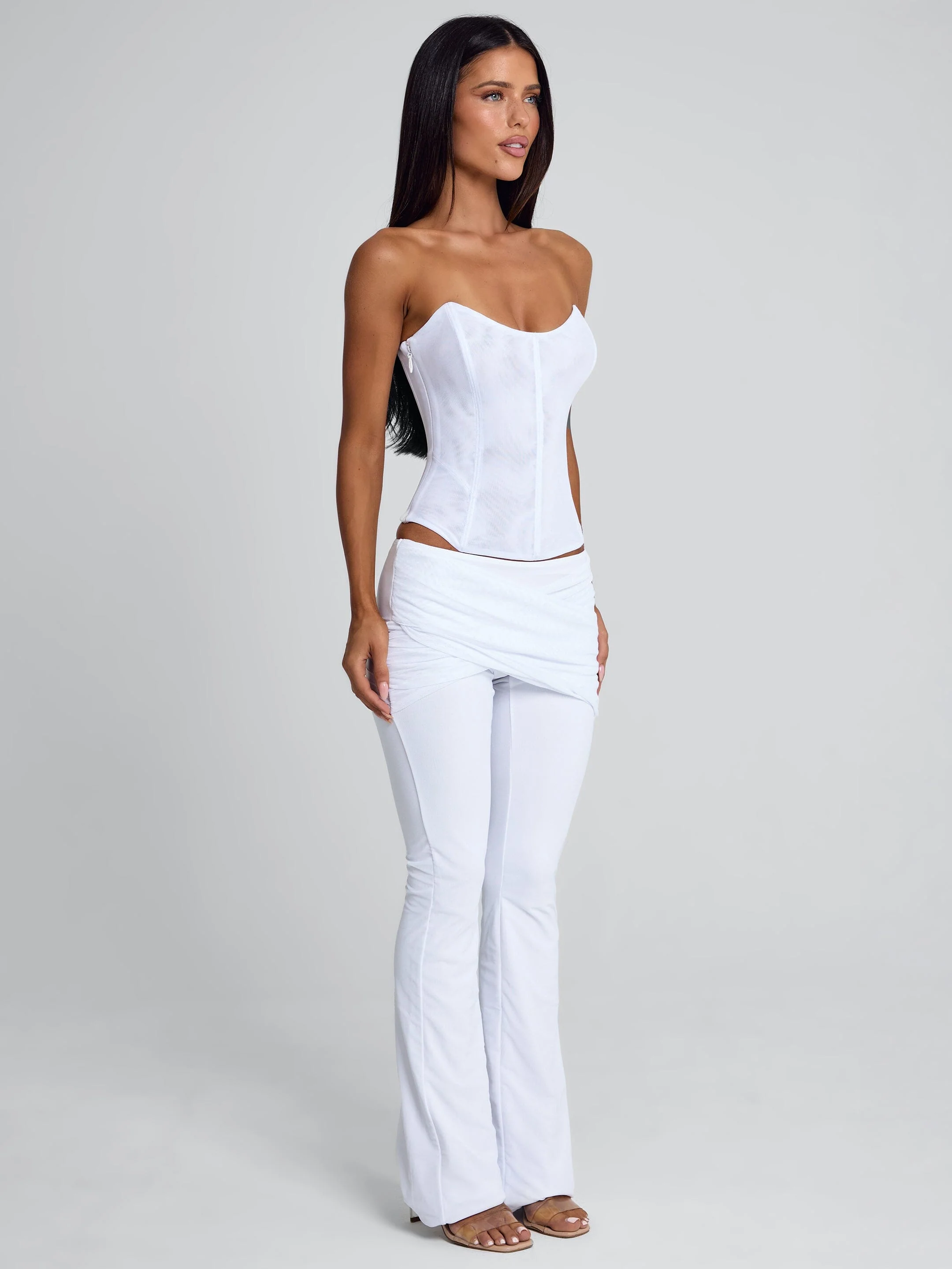 LEXARI CORSET TOP WHITE - Image 3