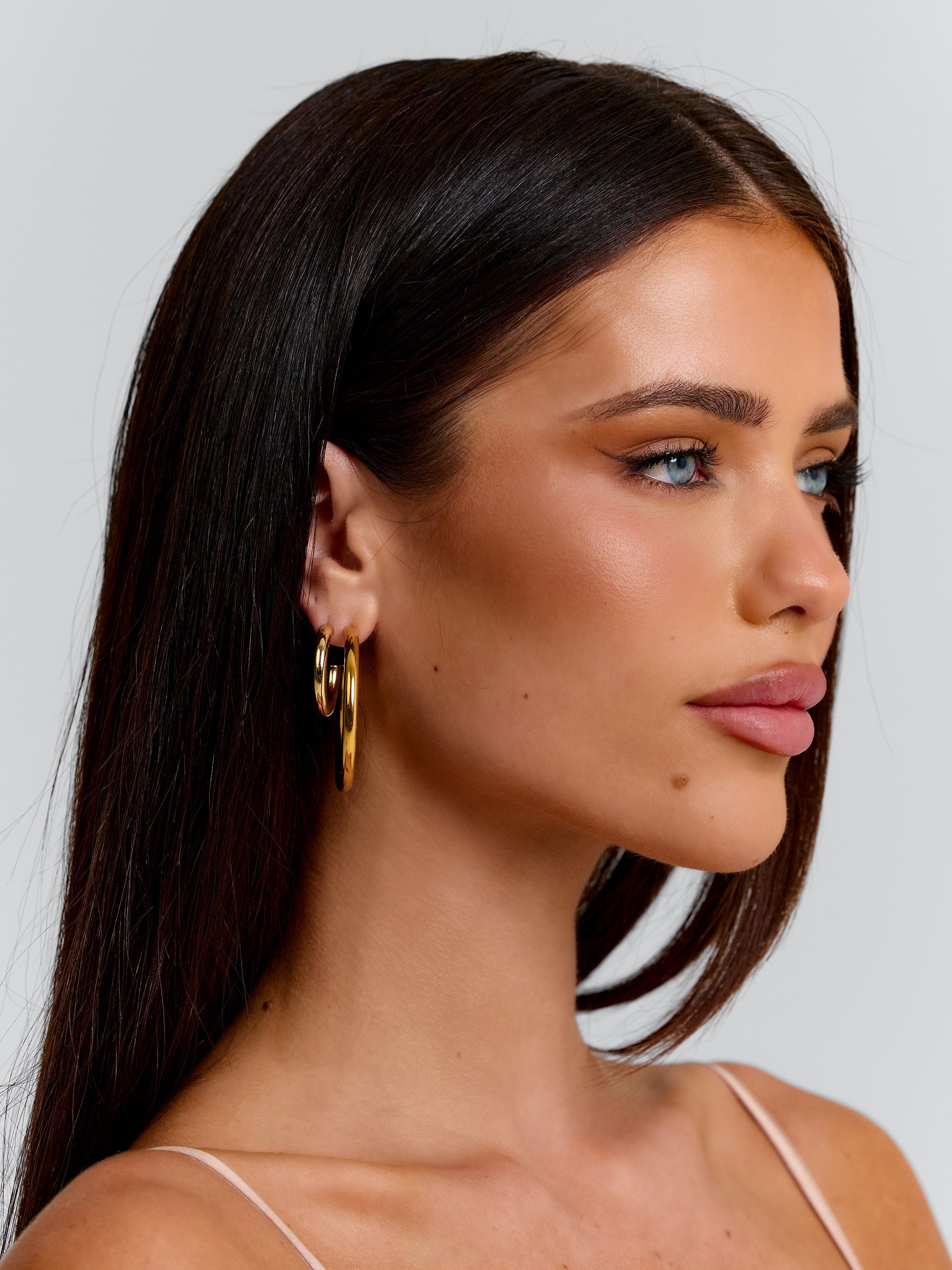 LIOR 3 PAIR EARRING SET GOLD - Image 7