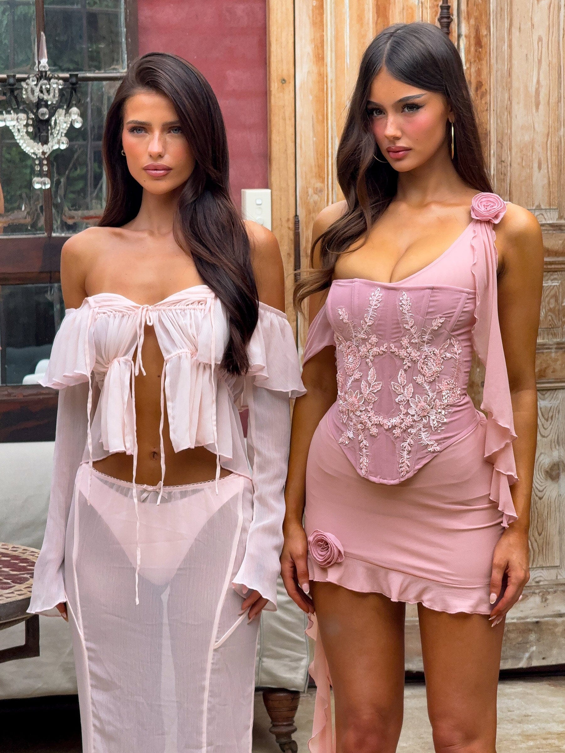LORETO MINI DRESS PINK - Image 6