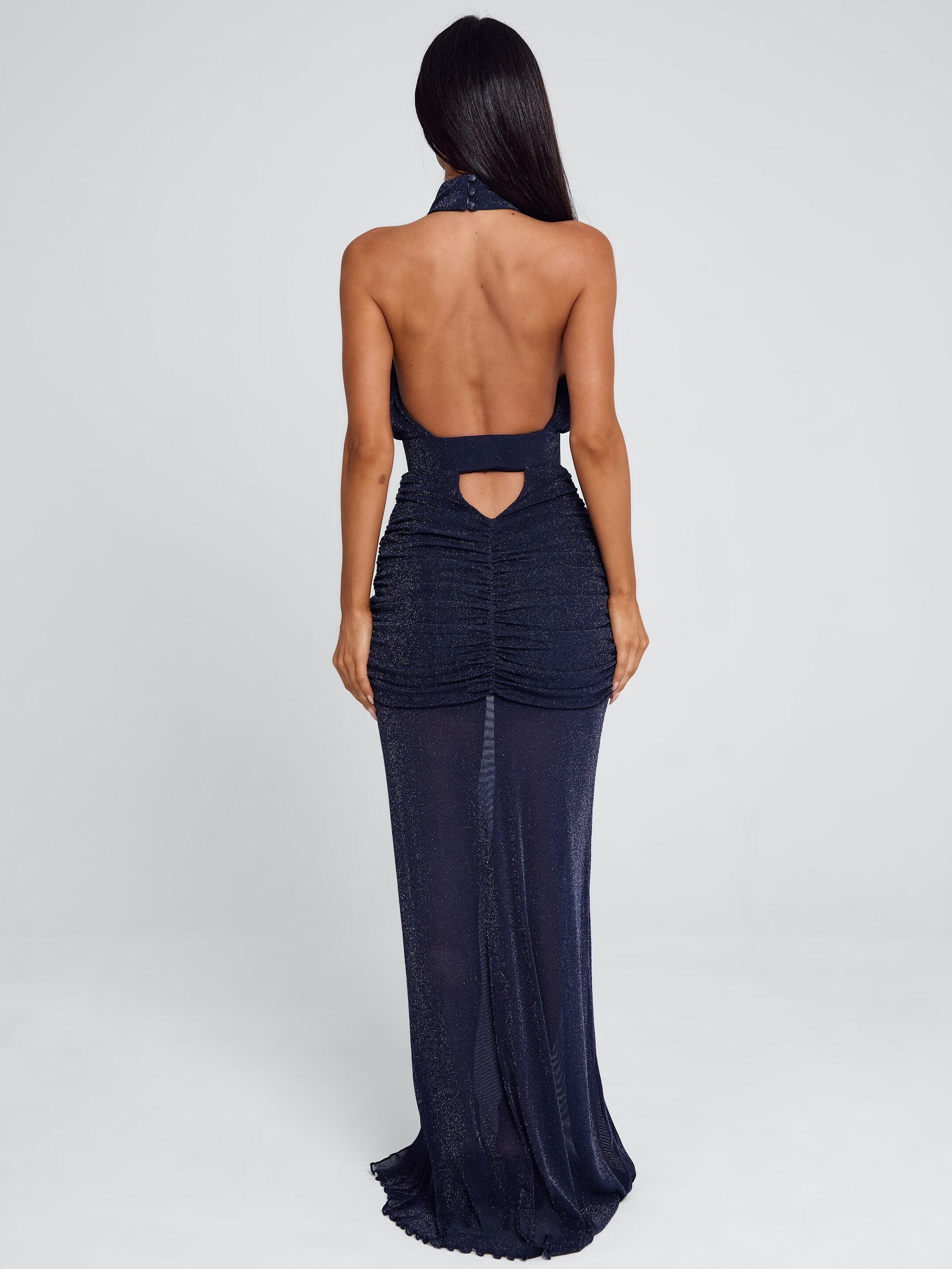 MARARI MAXI DRESS NAVY - Image 5