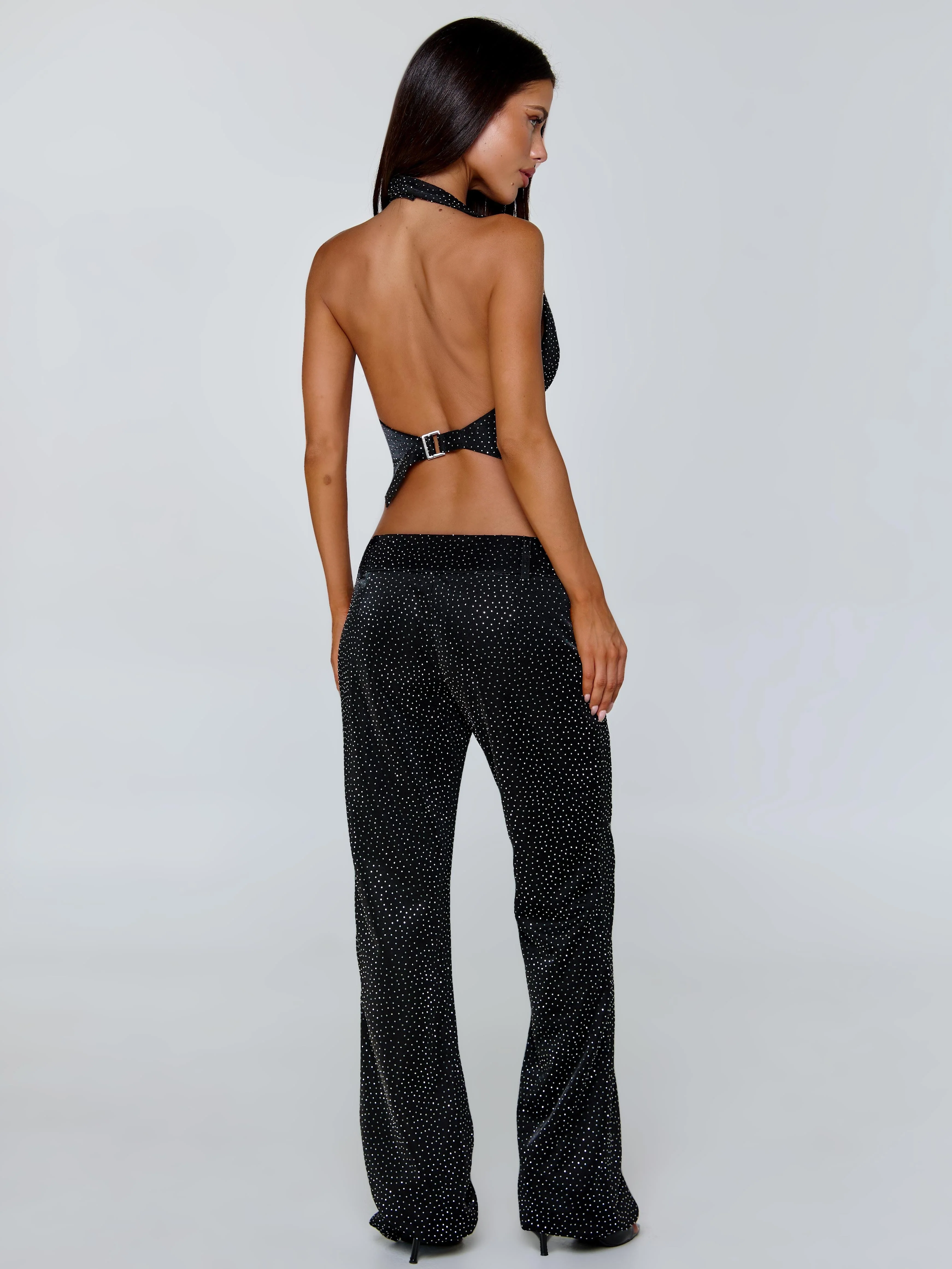 MARIAIS WAISTCOAT BLACK SPARKLE - Image 8