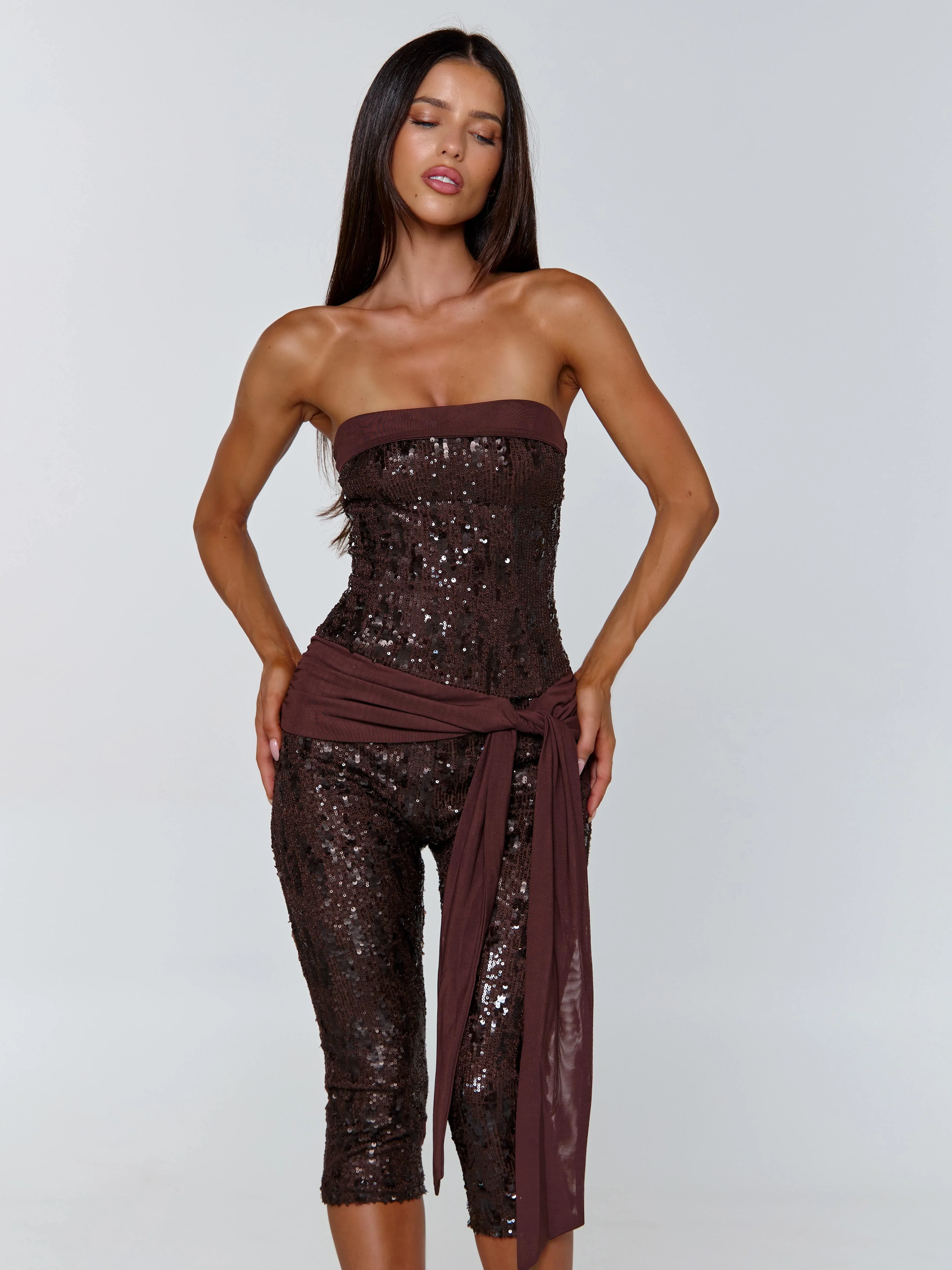 MARIELLA JUMPSUIT CHOCOLATE - Image 7