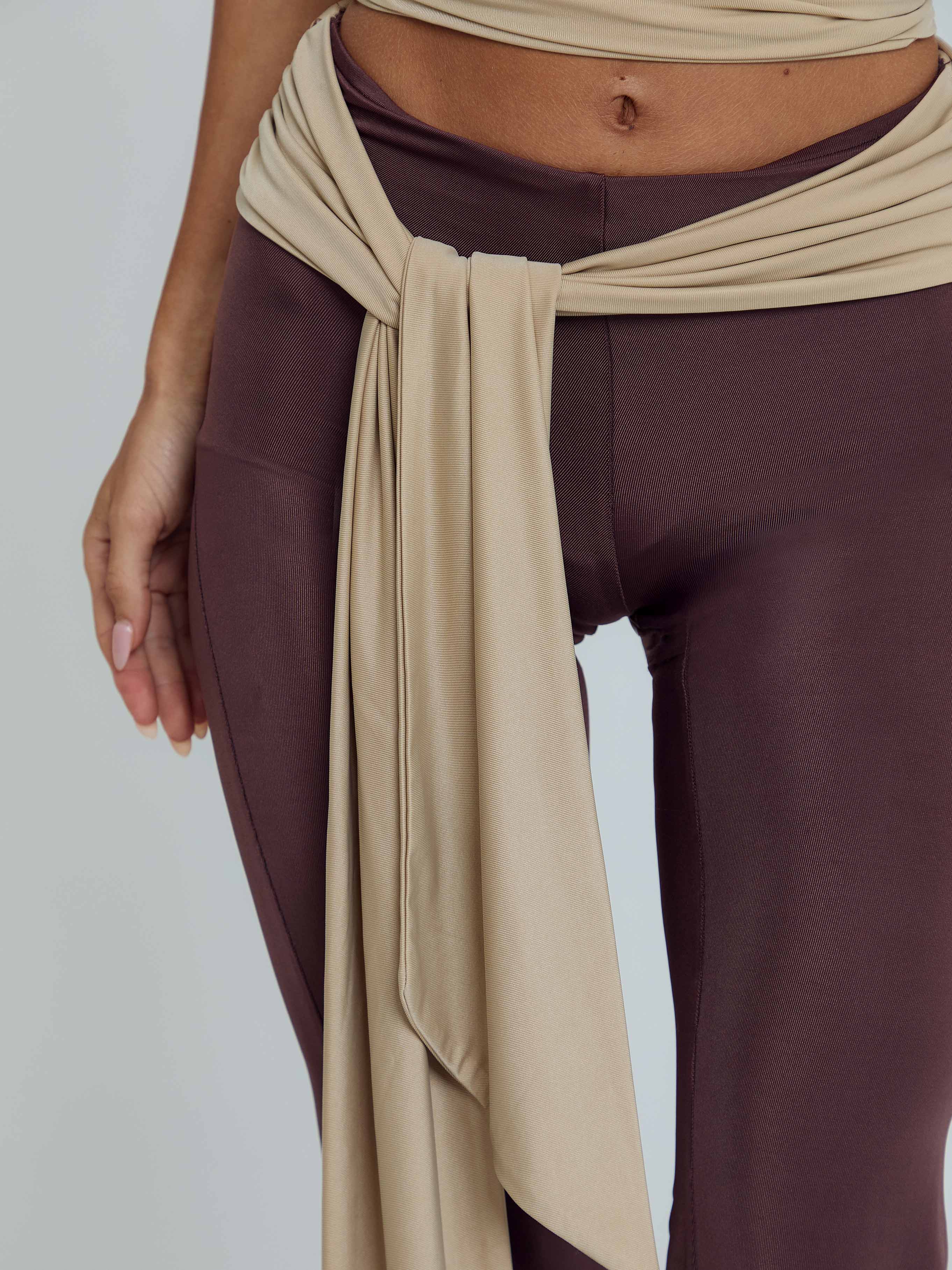 MINNA PANT BROWN TAN - Image 5