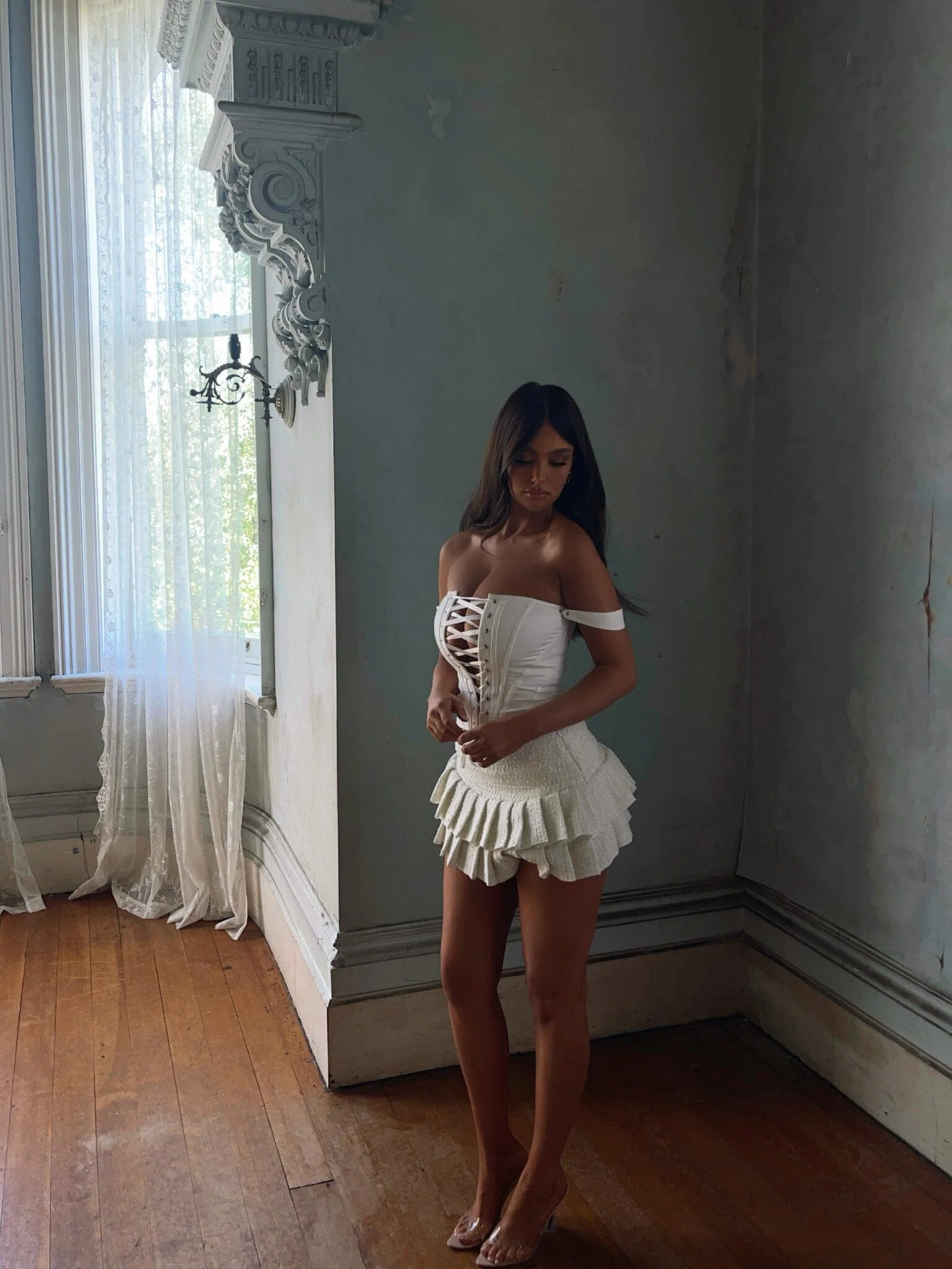 MIRELLE CORSET TOP WHITE - Image 6