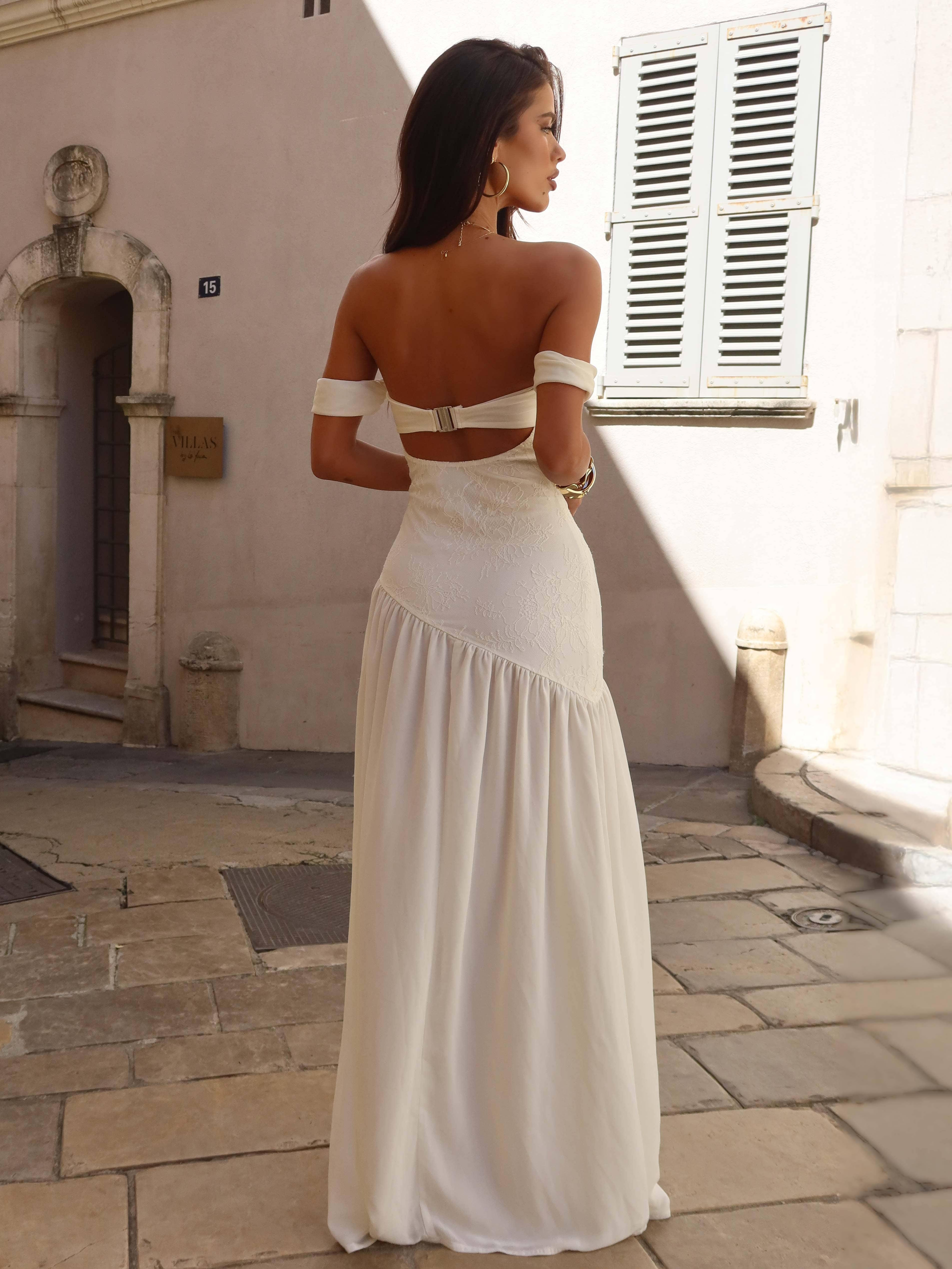 MUAII MAXI DRESS IVORY - Image 5