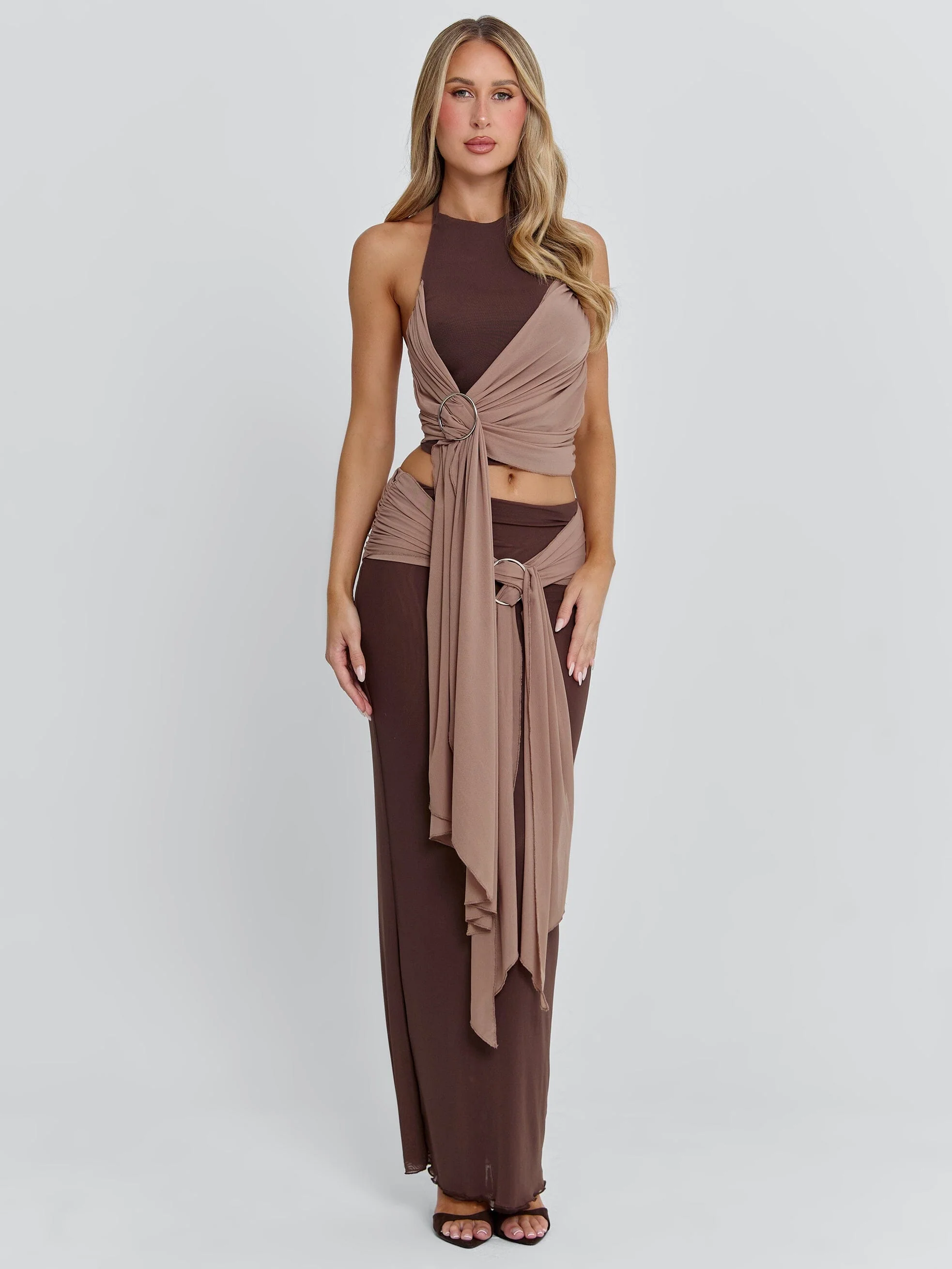 NERINA TOP CHOCOLATE - Image 2