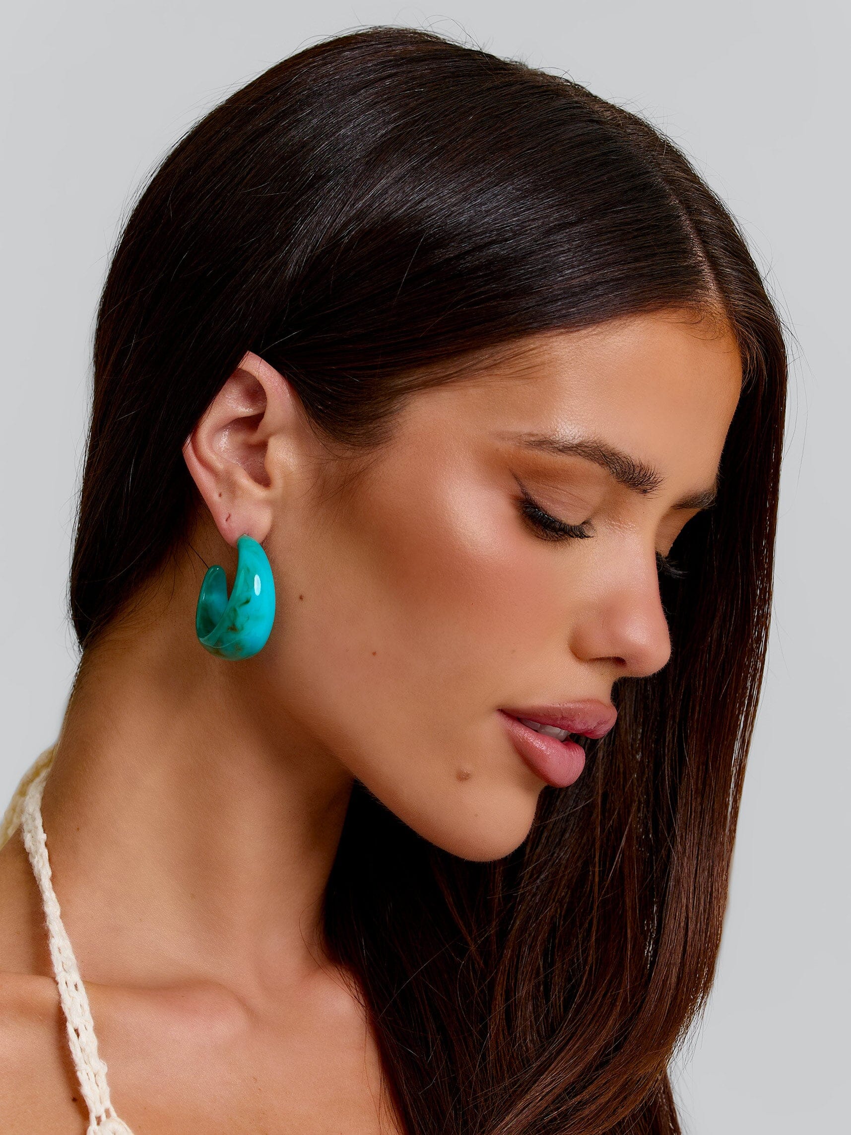 NEVE EARRINGS TURQUOISE - Image 2