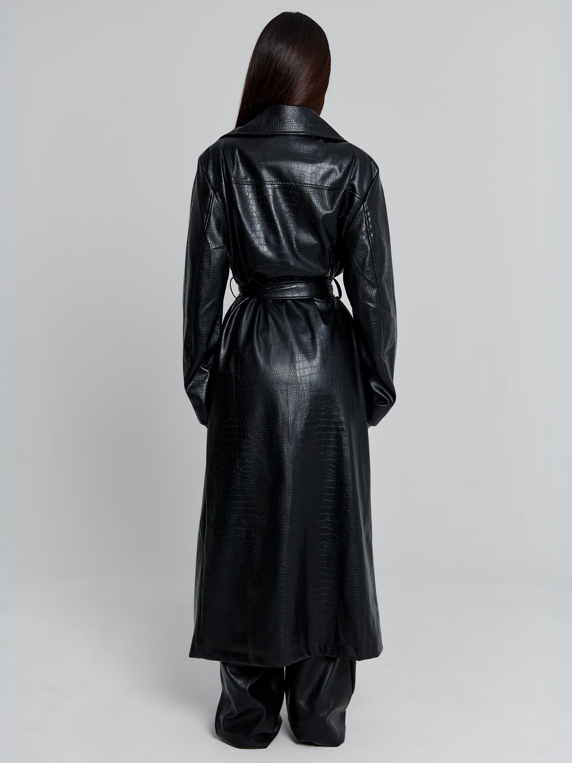 NOLITA TRENCH COAT BLACK - Image 5