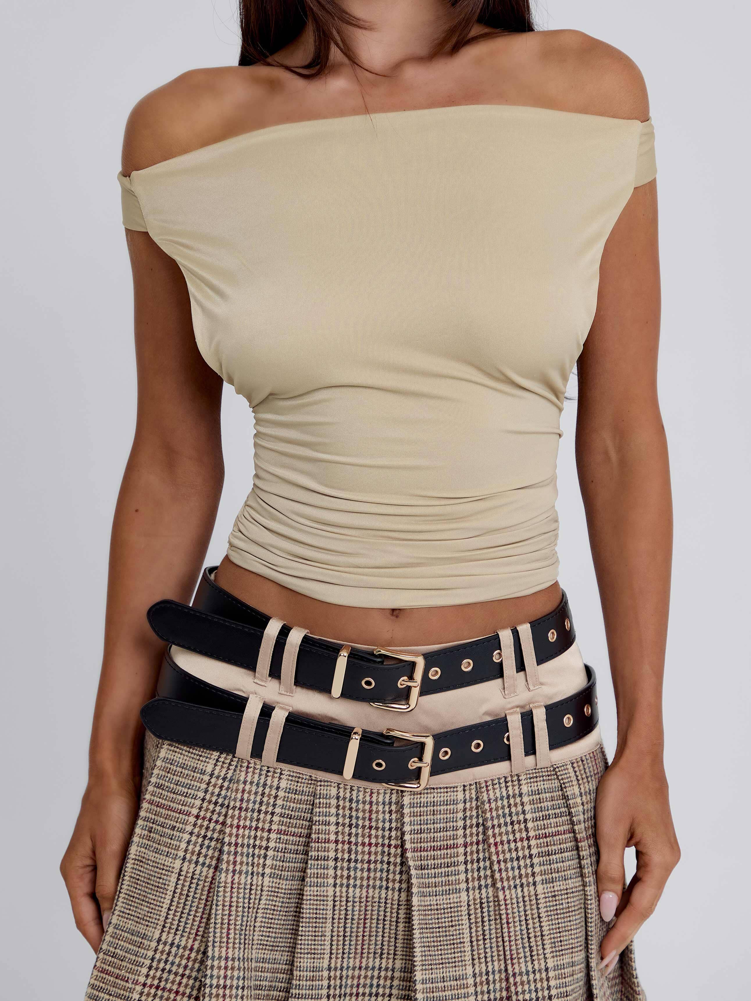 NOMI MINI SKIRT PLAID - Image 5