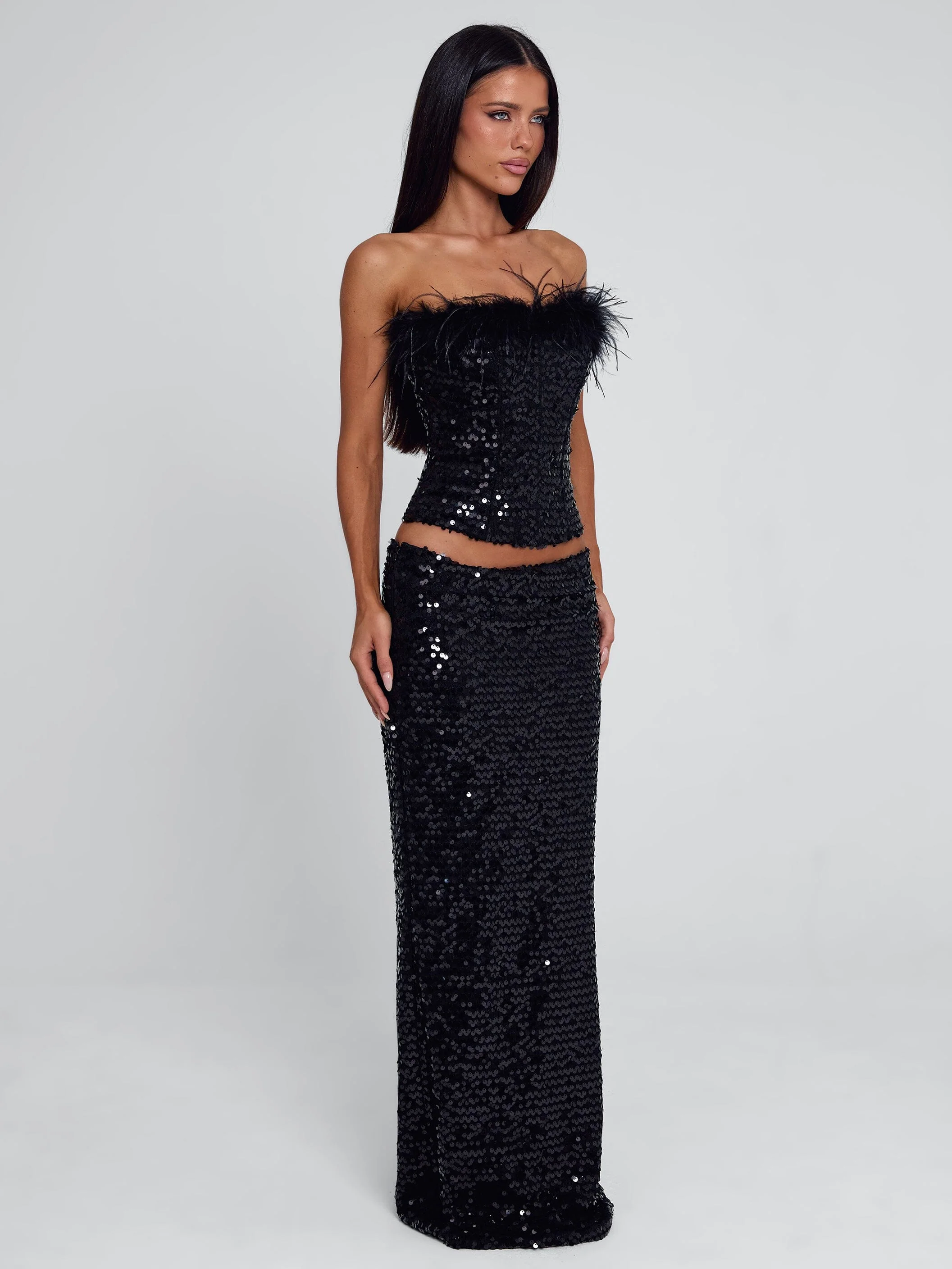 NUI MAXI SKIRT BLACK - Image 4