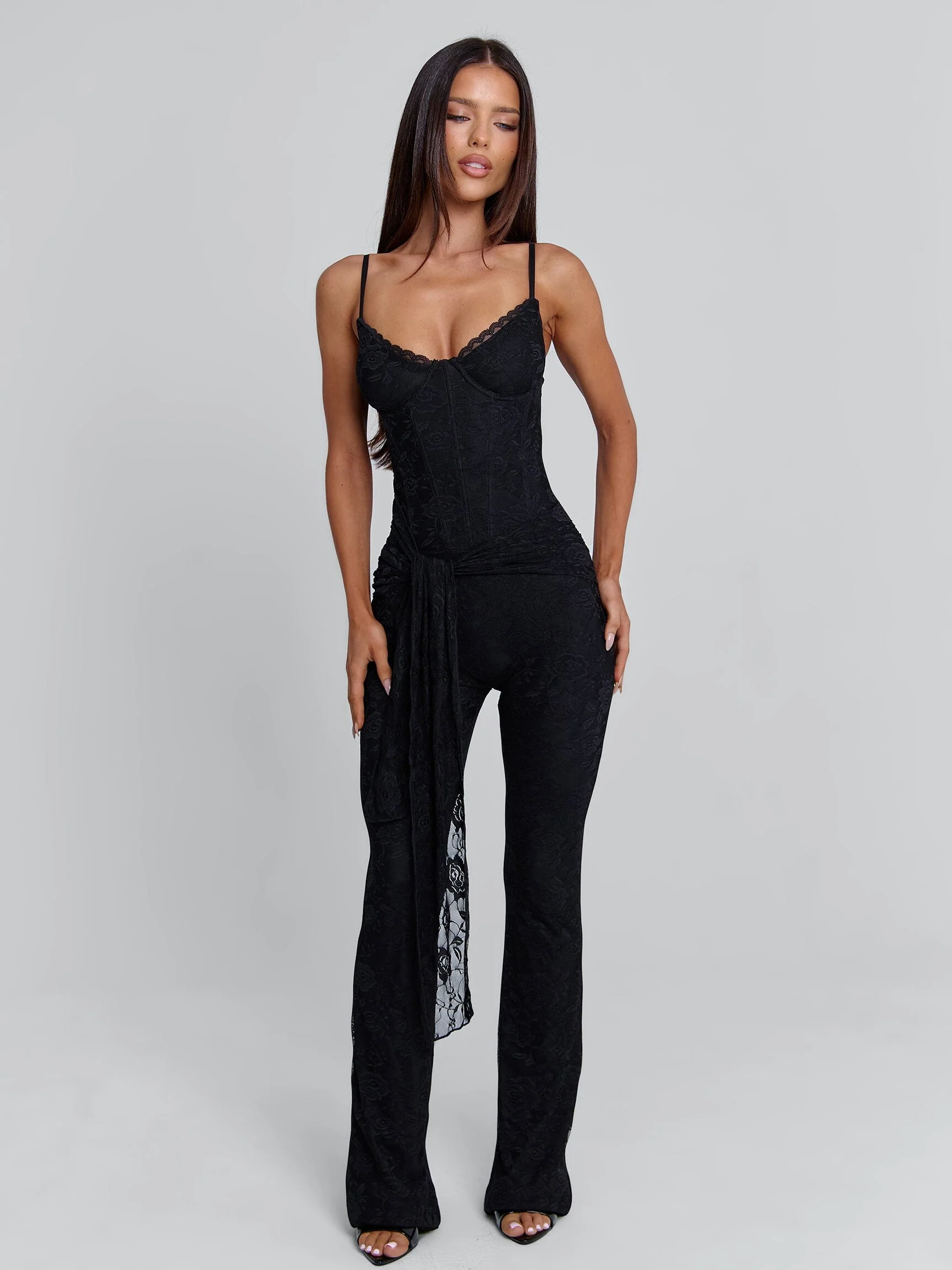 NYLA JUMPSUIT BLACK - Image 2