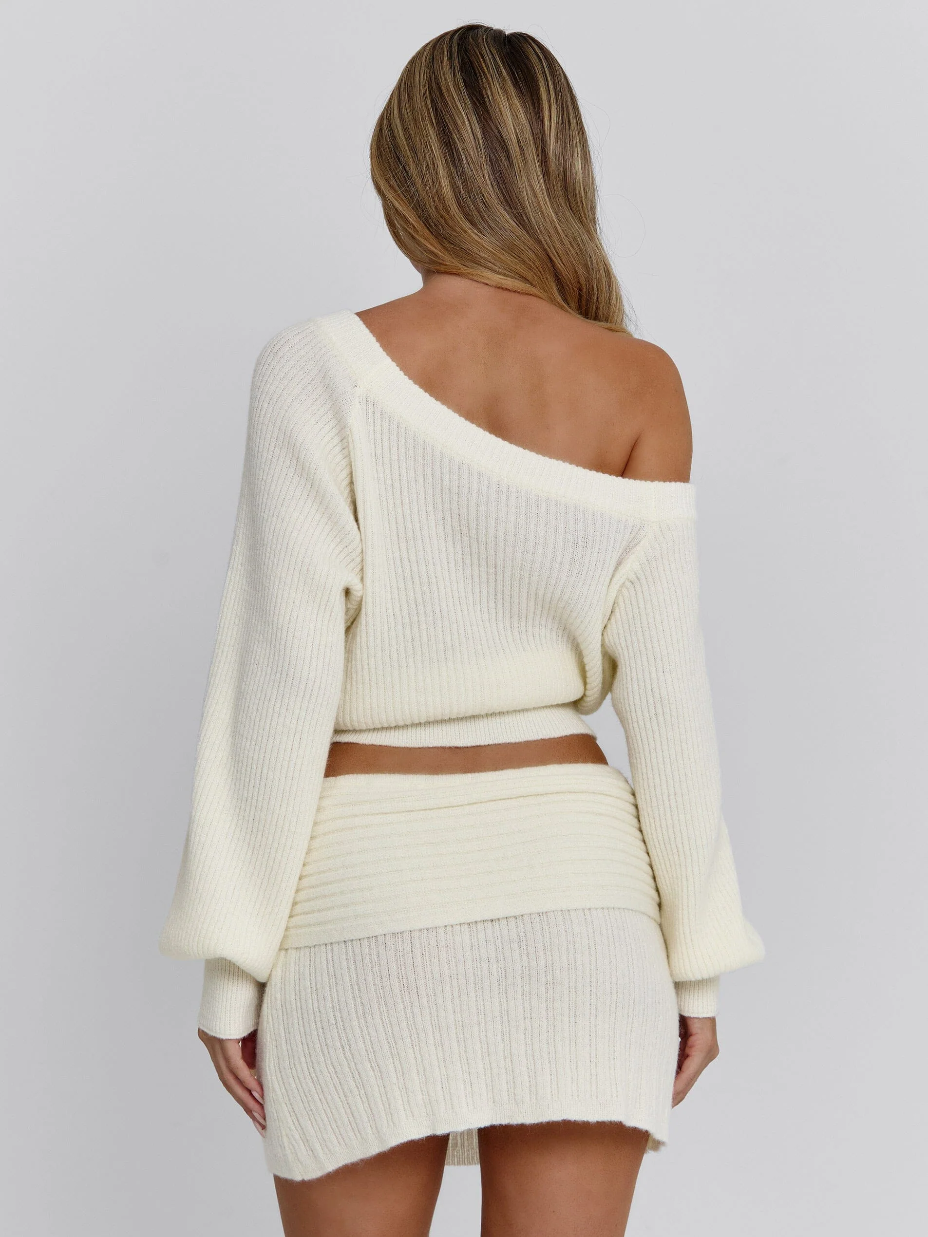 ORENA MINI SKIRT IVORY - Image 7