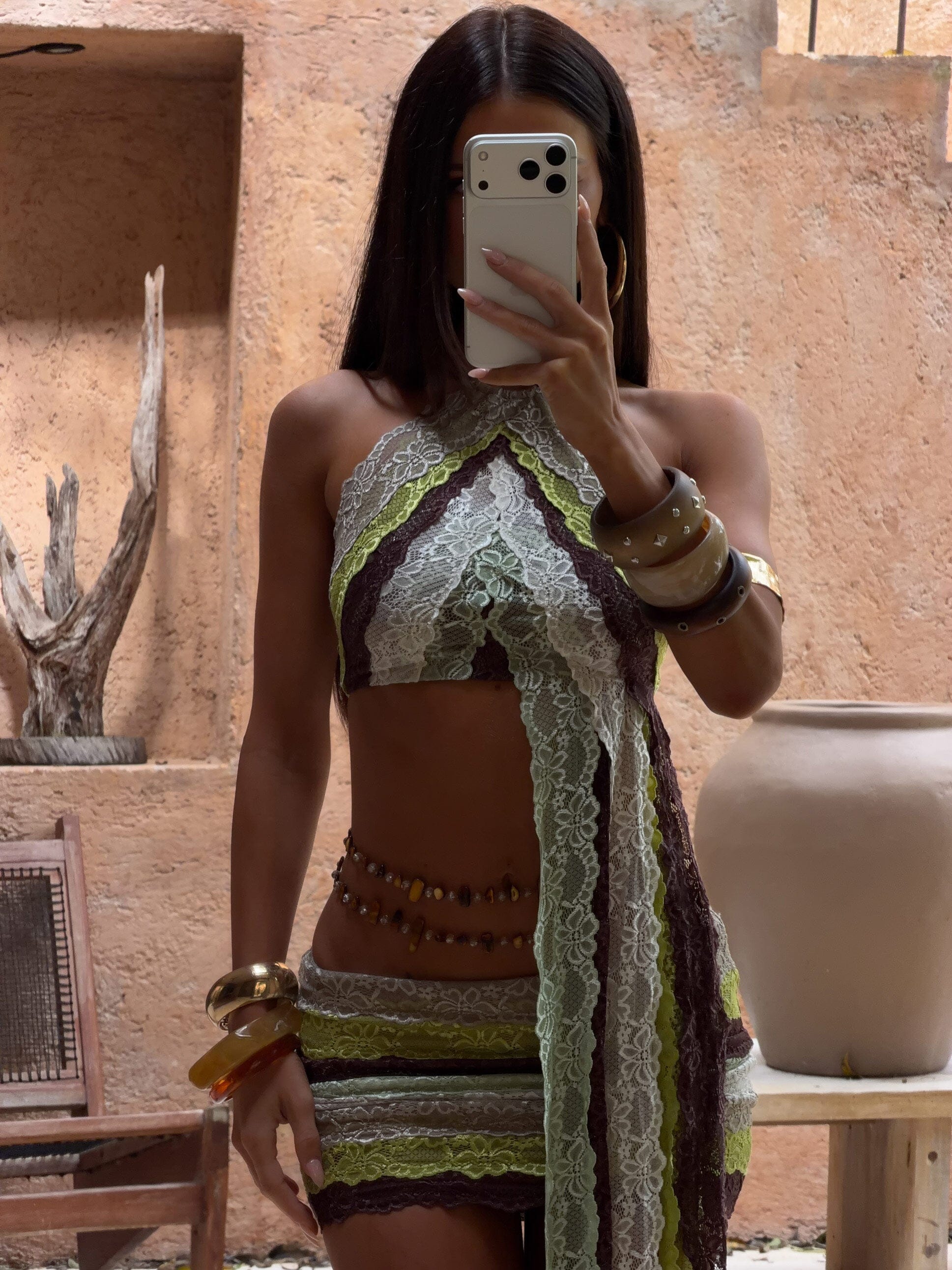 OSLO TOP GREEN STRIPE - Image 7
