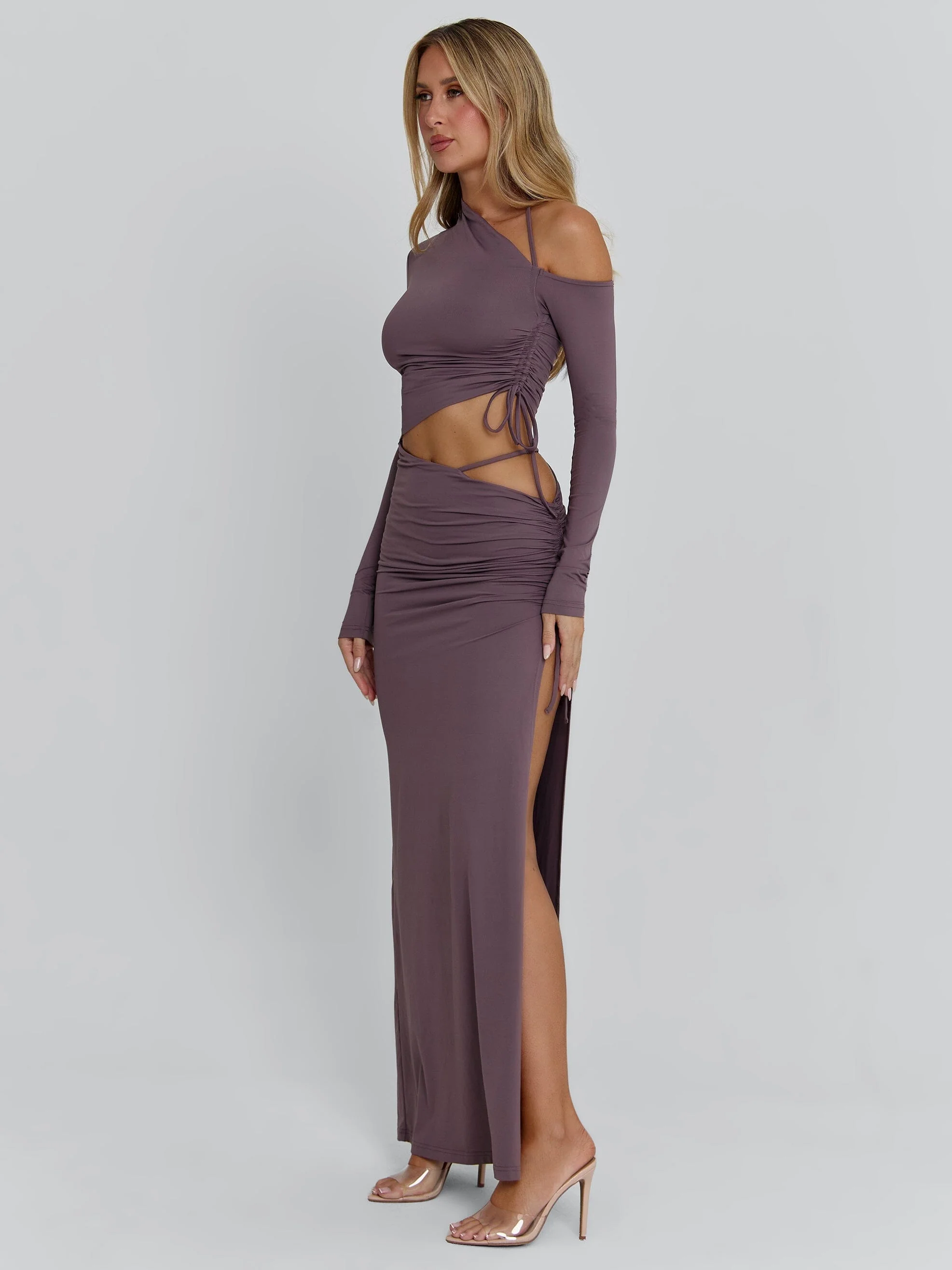 SERAYA MAXI DRESS MAUVE - Image 2