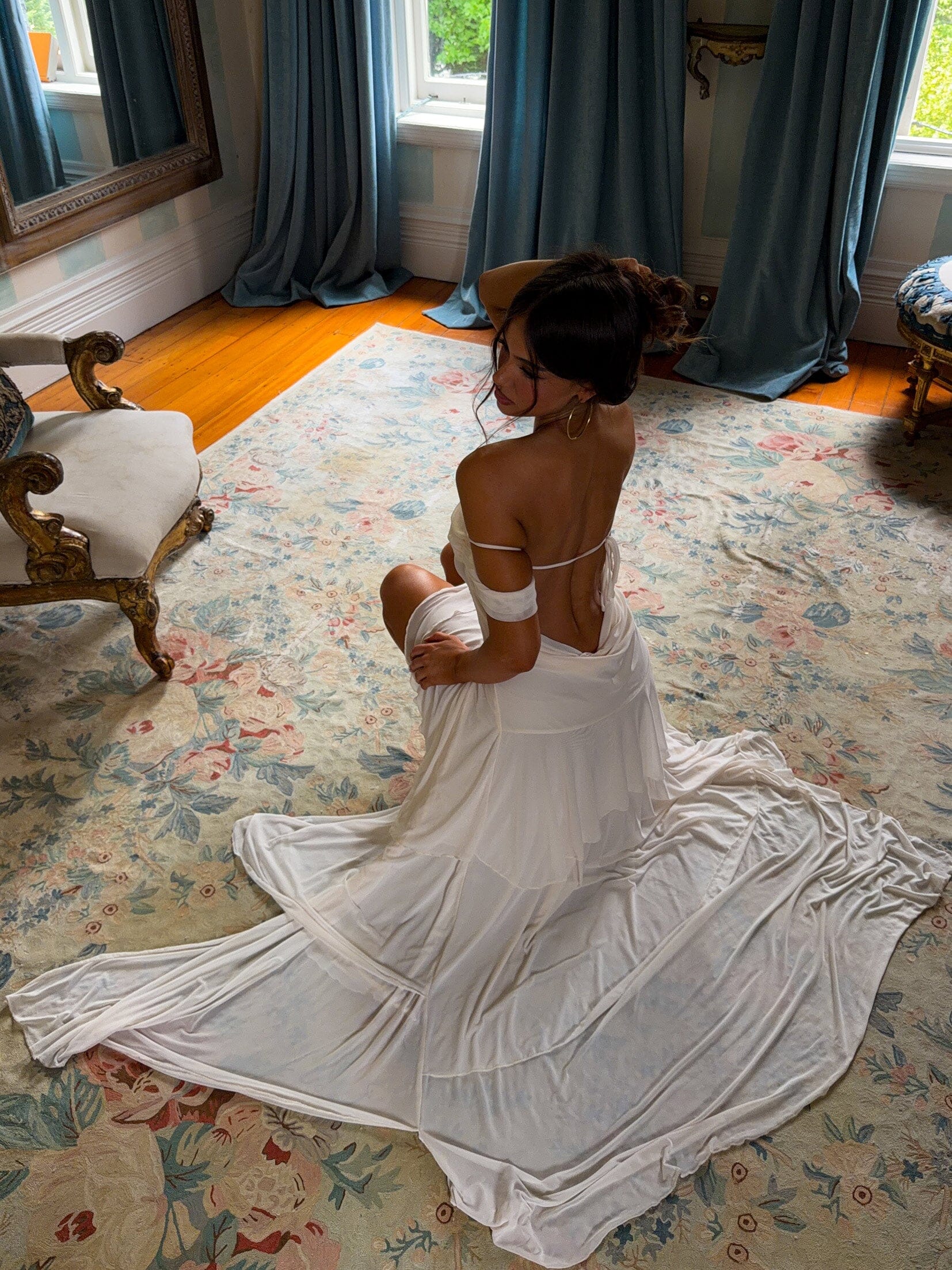 SINORA MAXI DRESS IVORY - Image 2