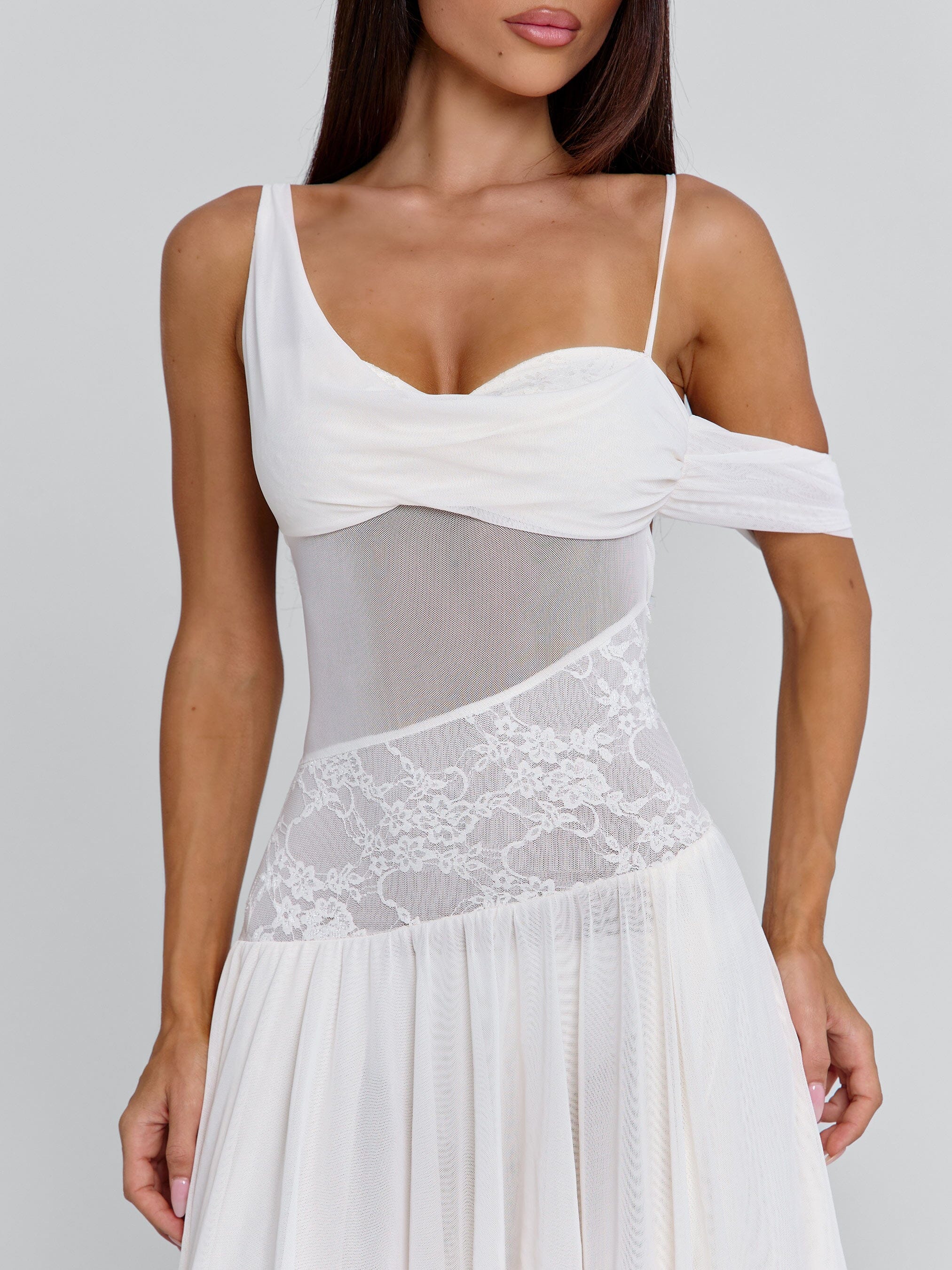 SINORA MAXI DRESS IVORY - Image 7