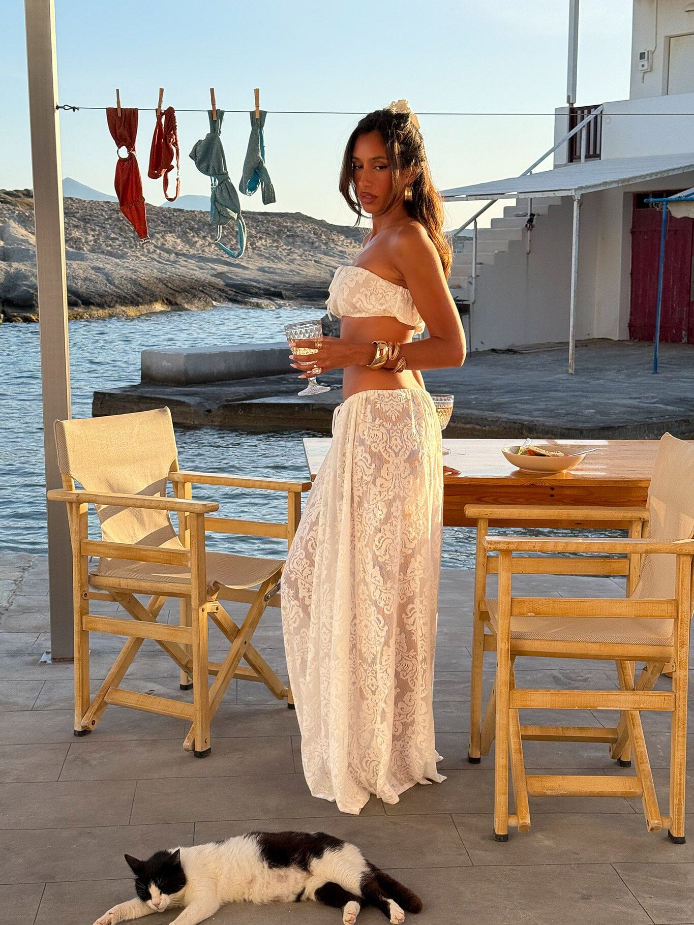 SOREN MAXI SKIRT WHITE - Image 4