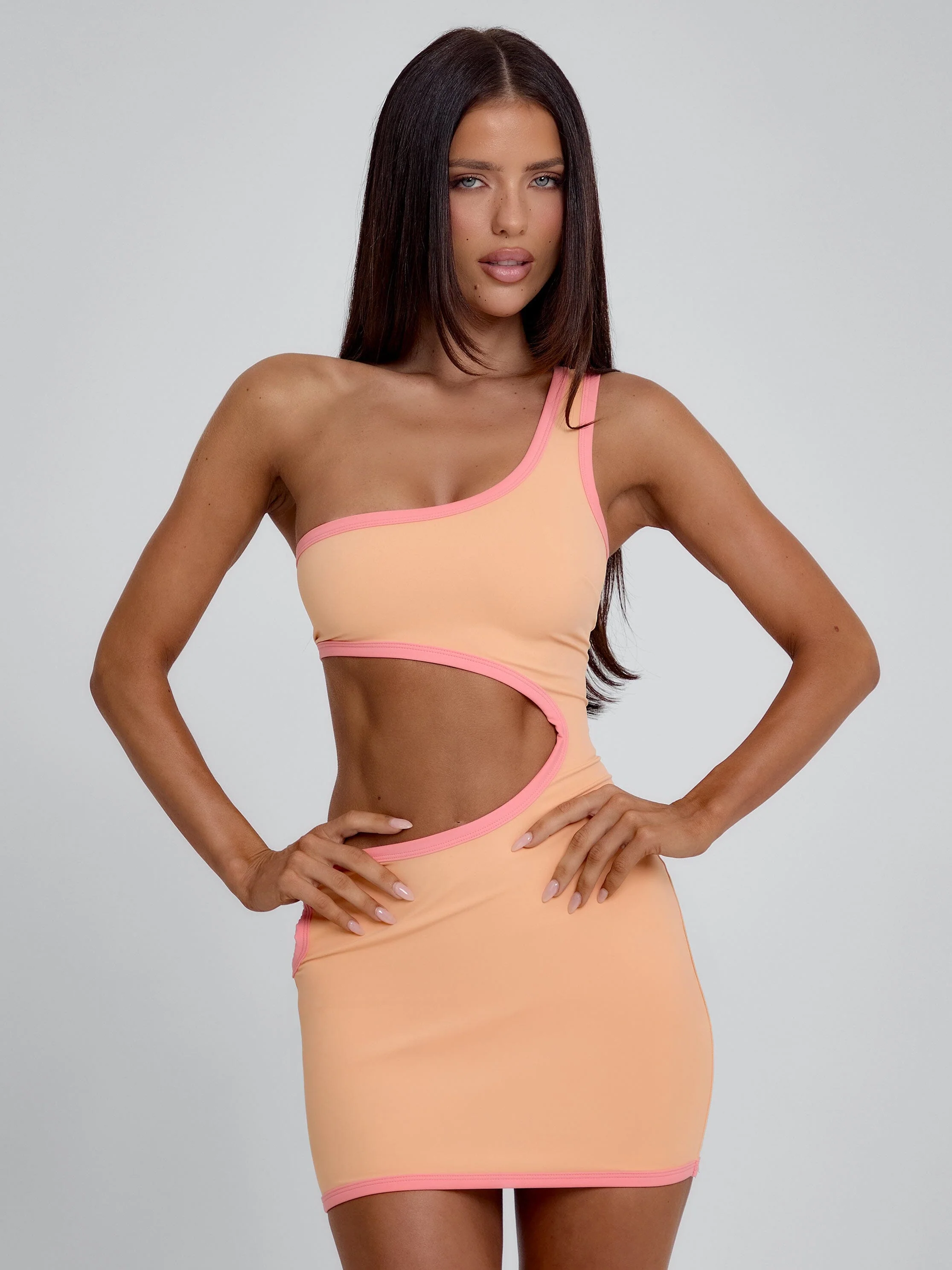 SUSANNA MINI DRESS ORANGE - Image 3