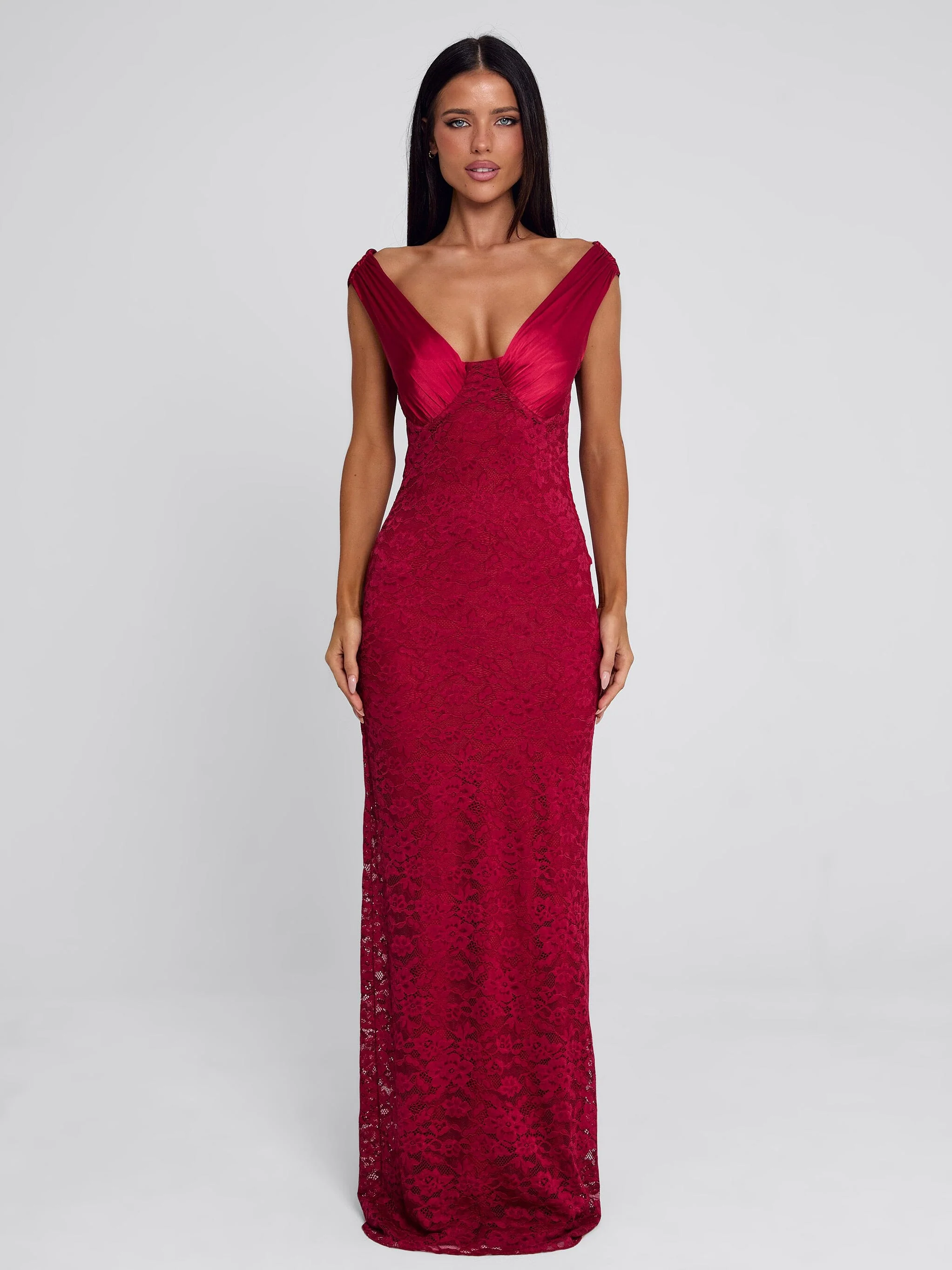 SYLORA MAXI DRESS RED - Image 3