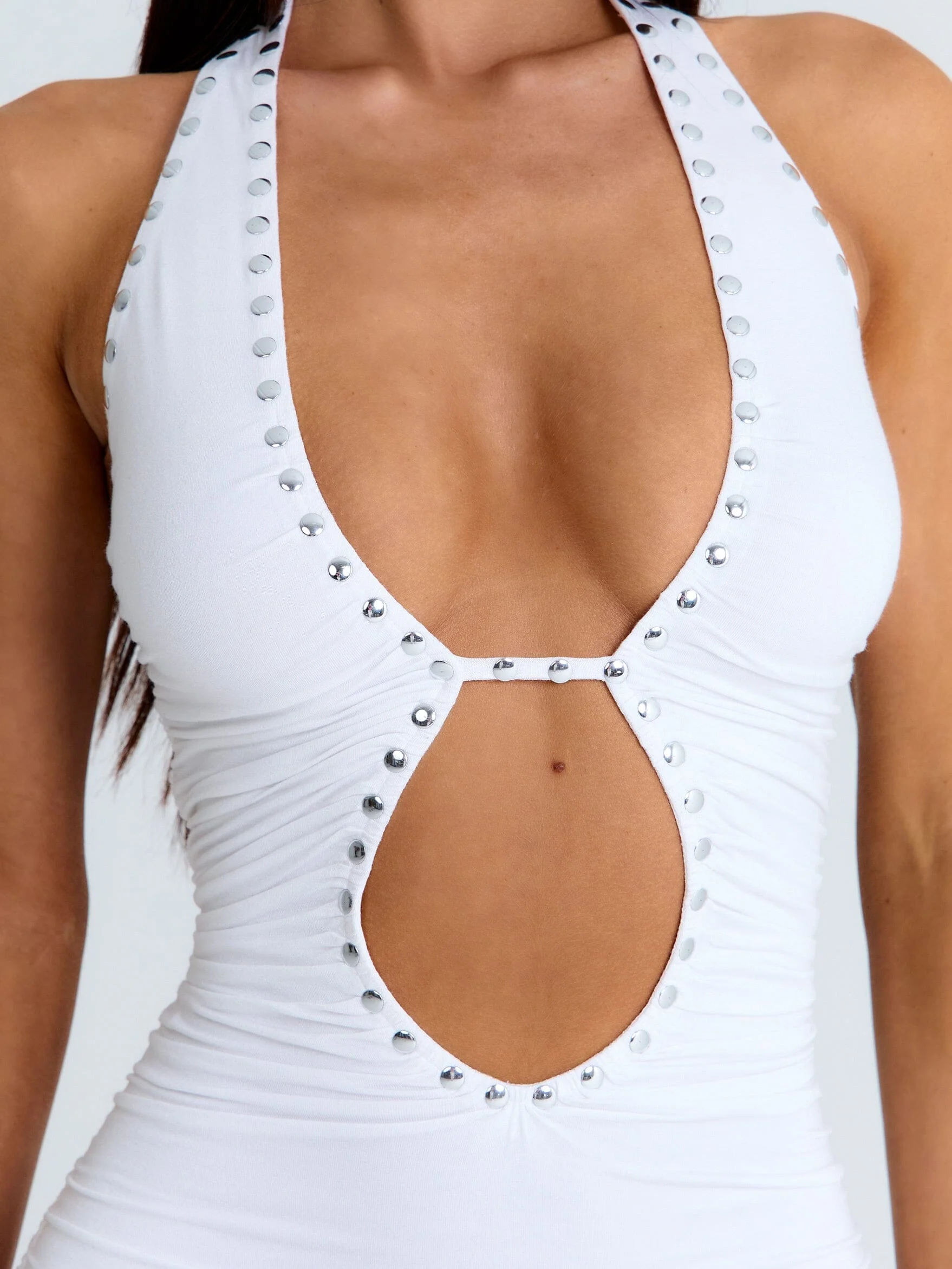 THALINA MINI DRESS WHITE - Image 7