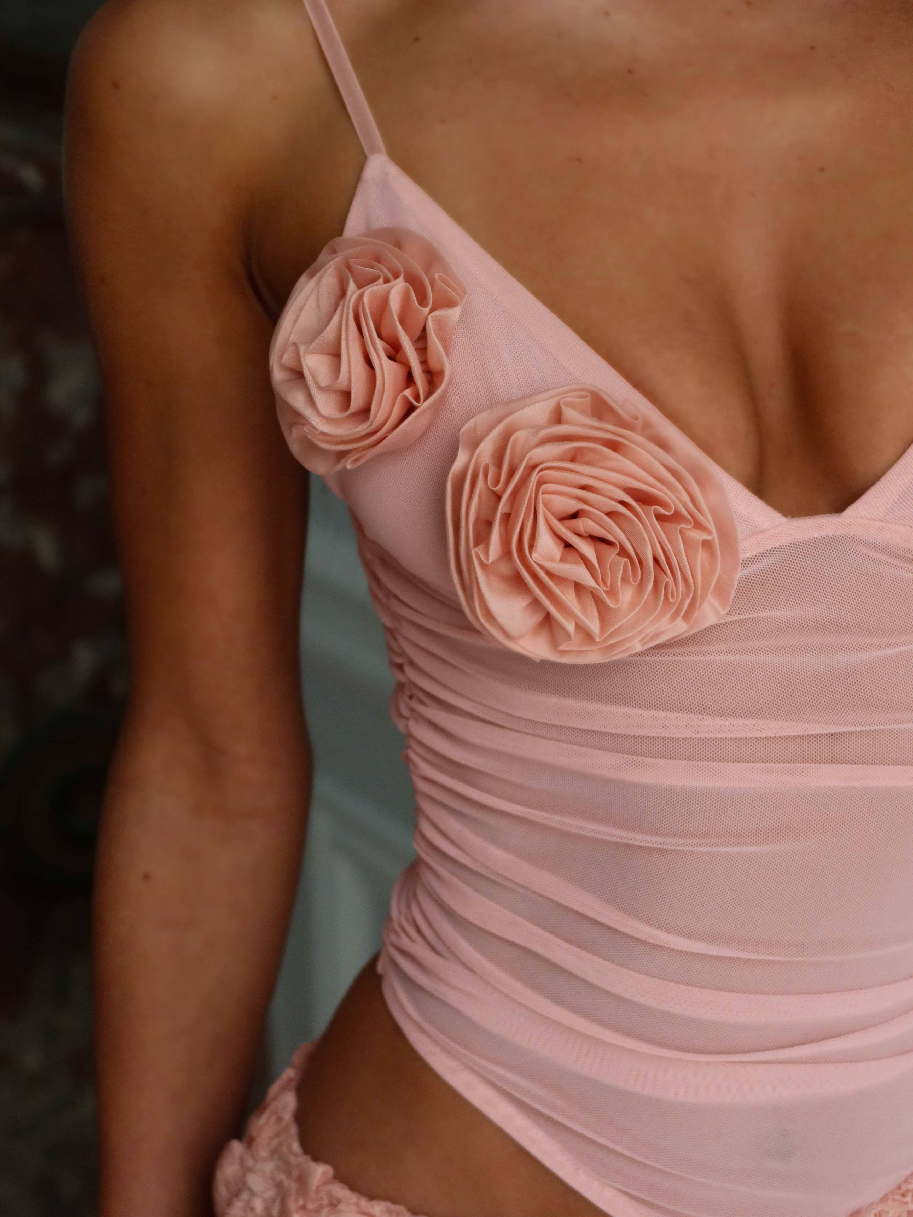 VIOLETTE MINI DRESS PINK - Image 4
