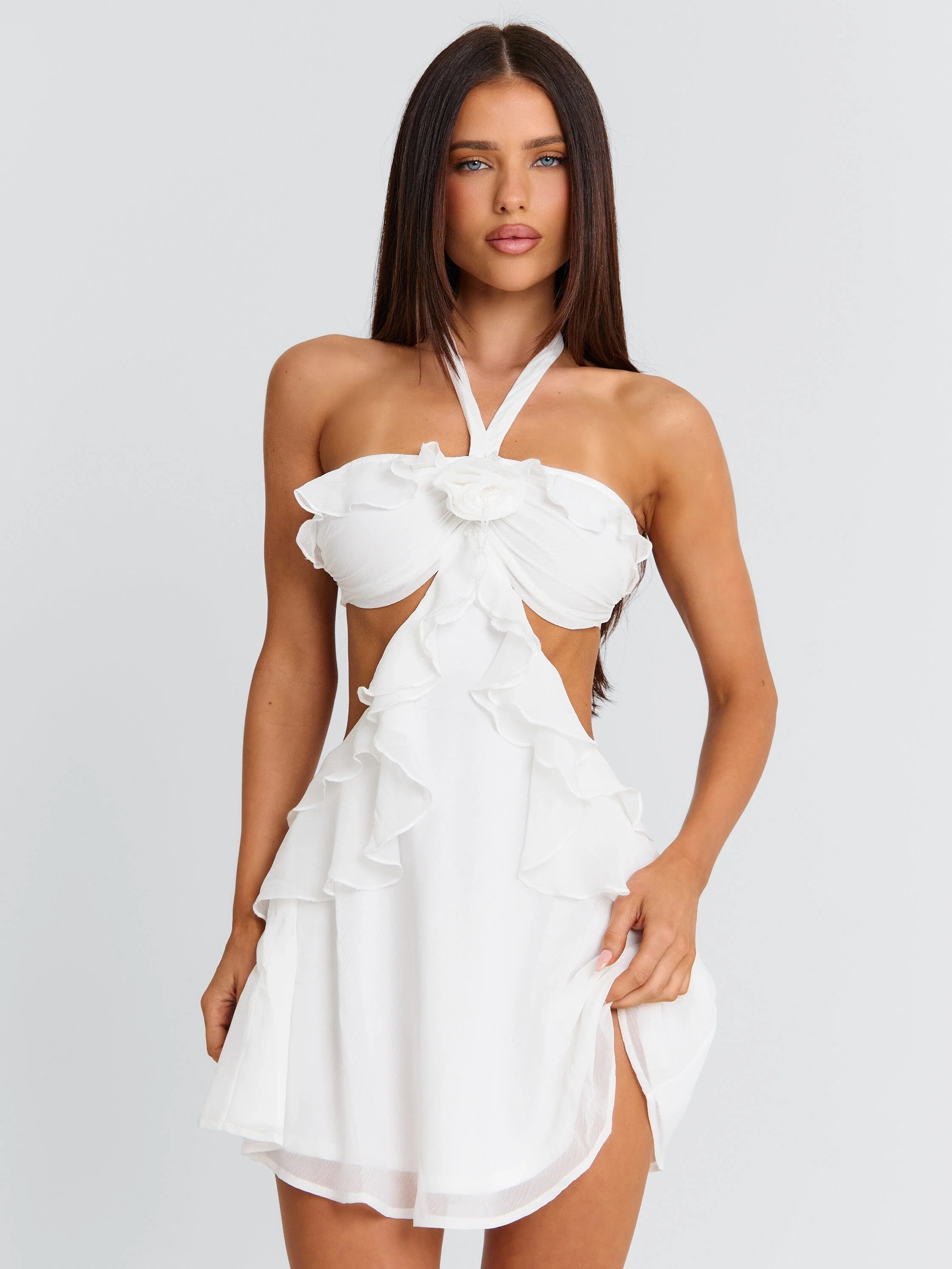 ZADIE MINI DRESS WHITE - Image 4