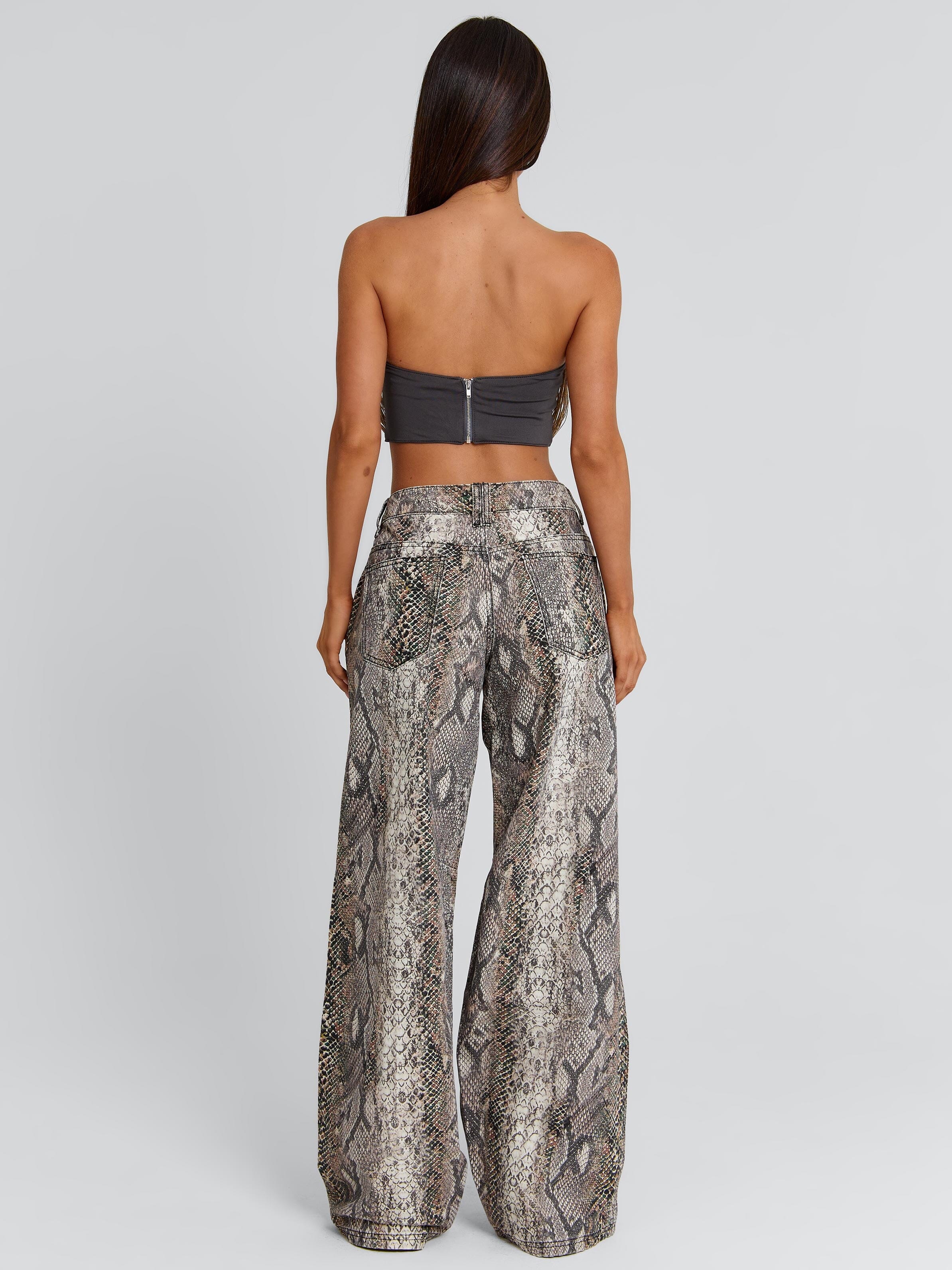ZERIAH PANTS SNAKE PRINT - Image 4