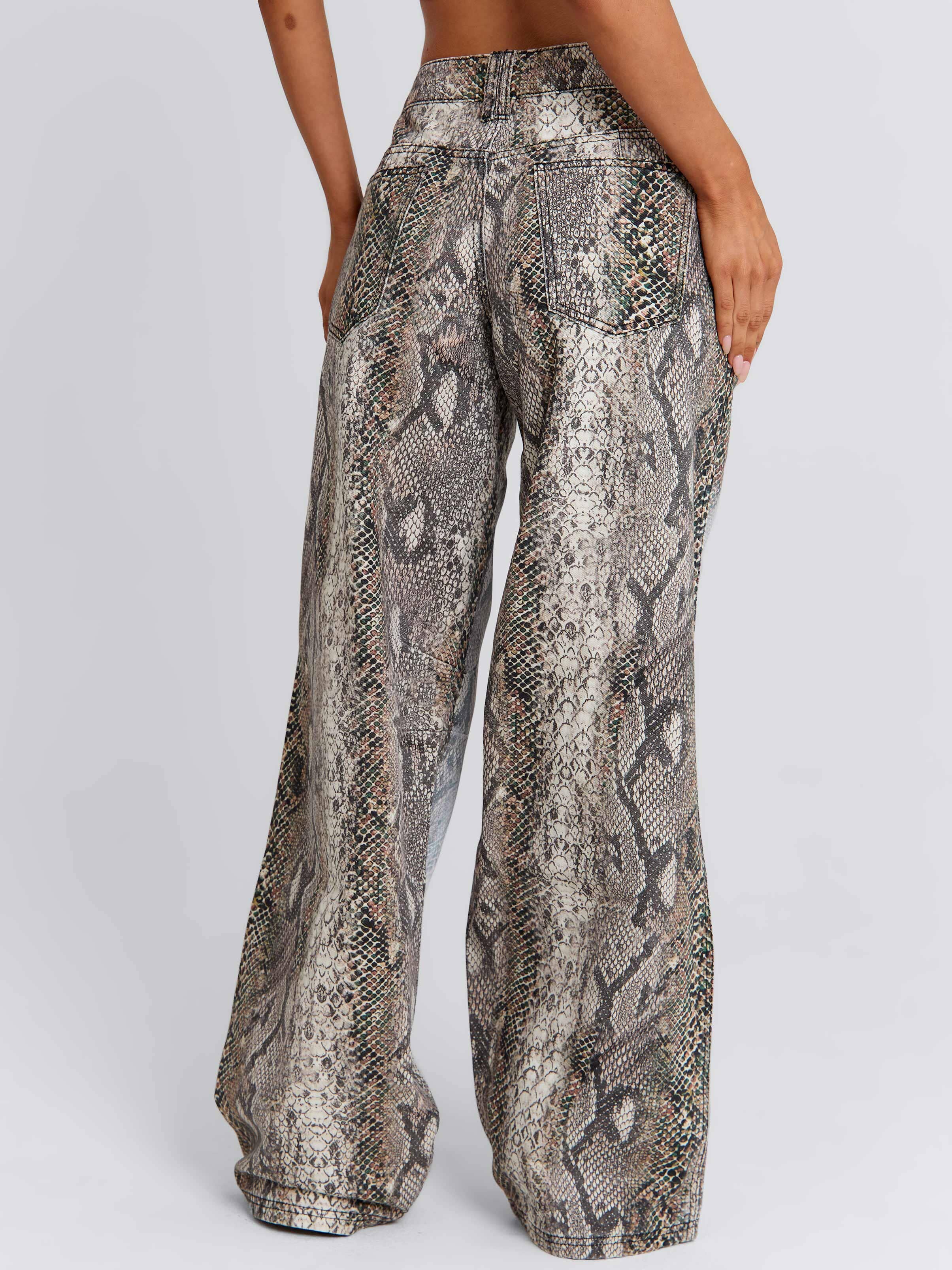 ZERIAH PANTS SNAKE PRINT - Image 5