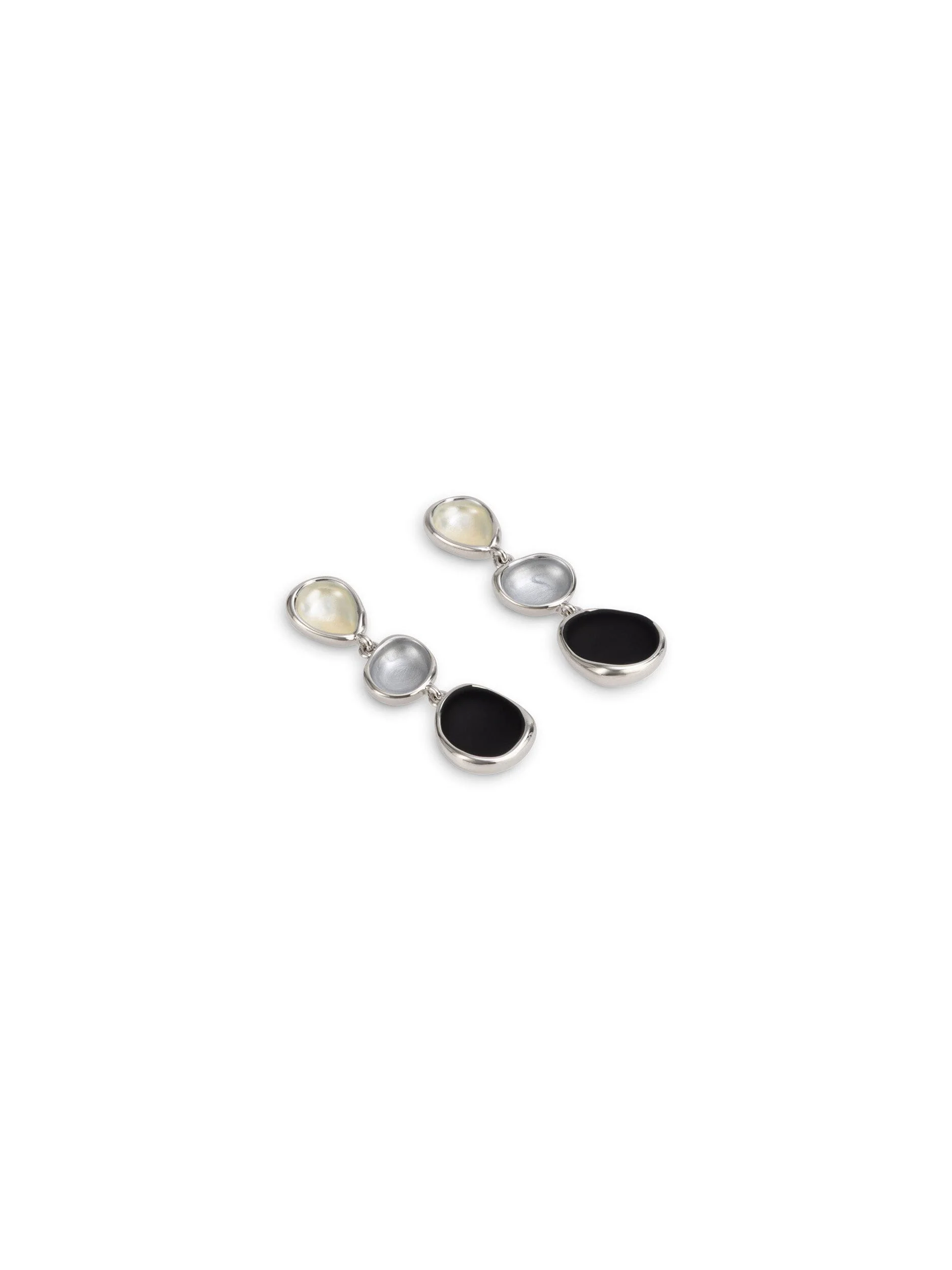 ZINN EARRINGS SILVER - Image 3